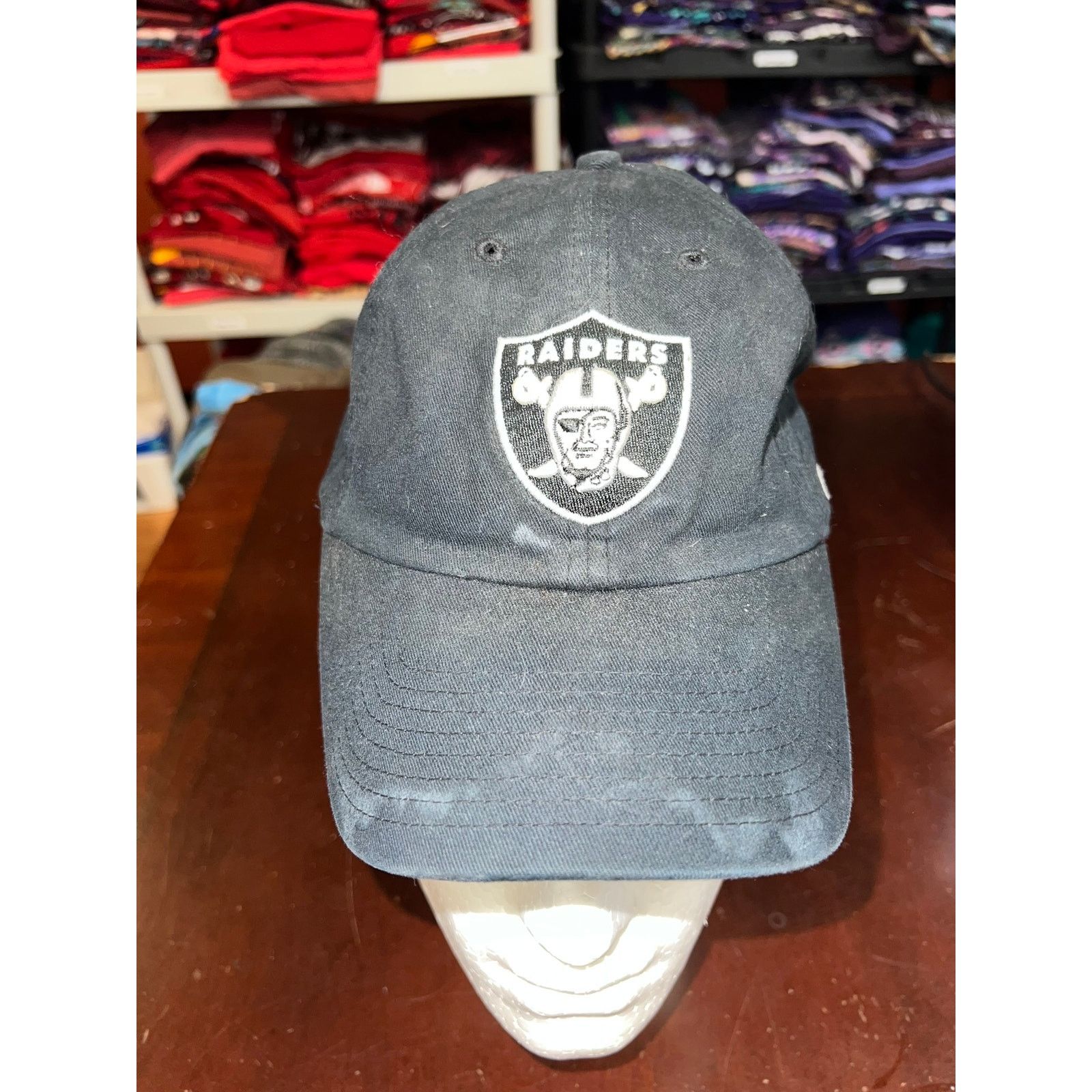 47 Brand Oakland Raiders Hat Las Vegas Cap headwear '47 Brand Black Size ONE SIZE - 2 Thumbnail
