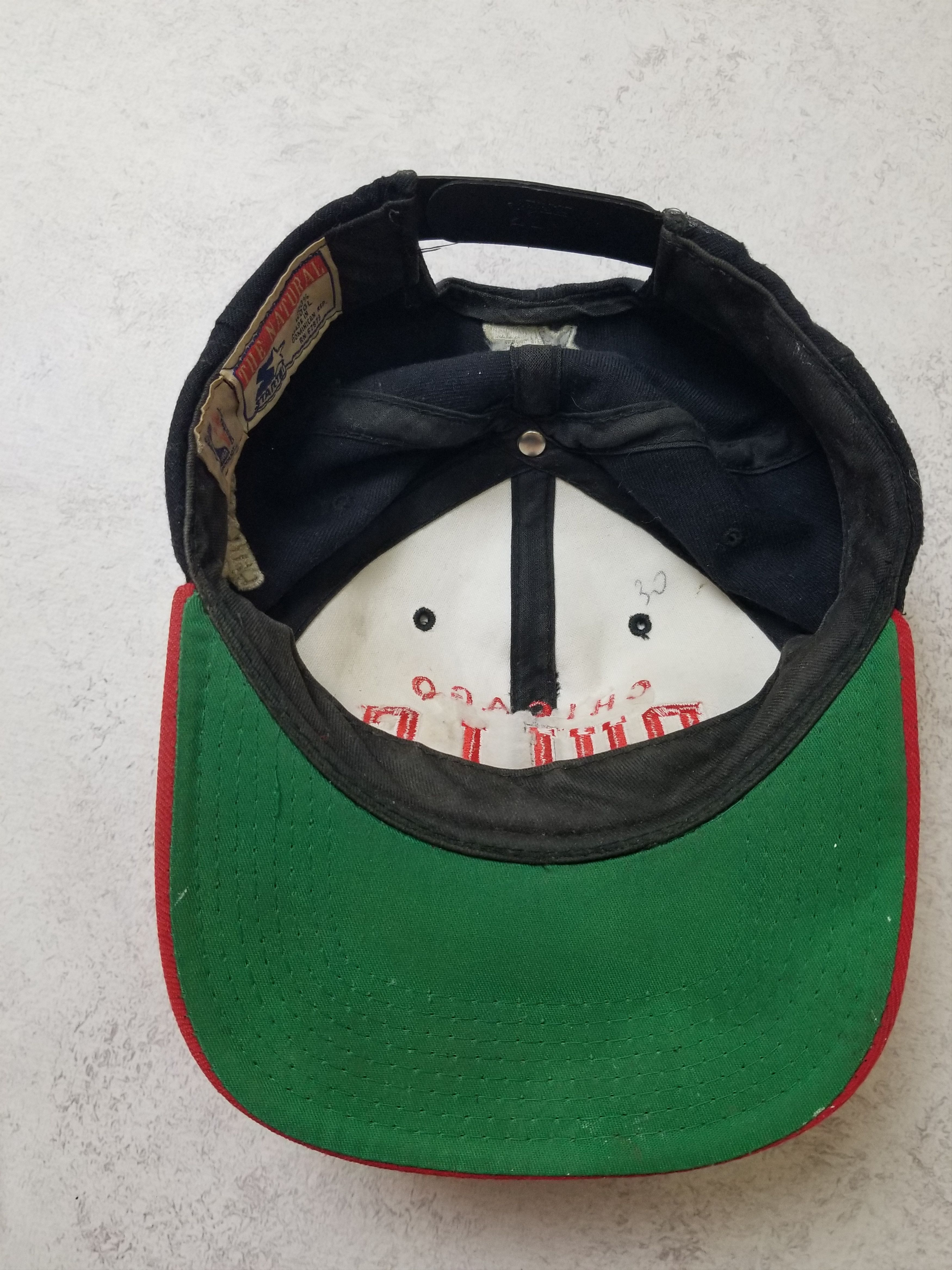 Starter Vintage Chicago Bulls Hat Starter Arch Snapback NBA Wool Cap Size ONE SIZE - 6 Thumbnail