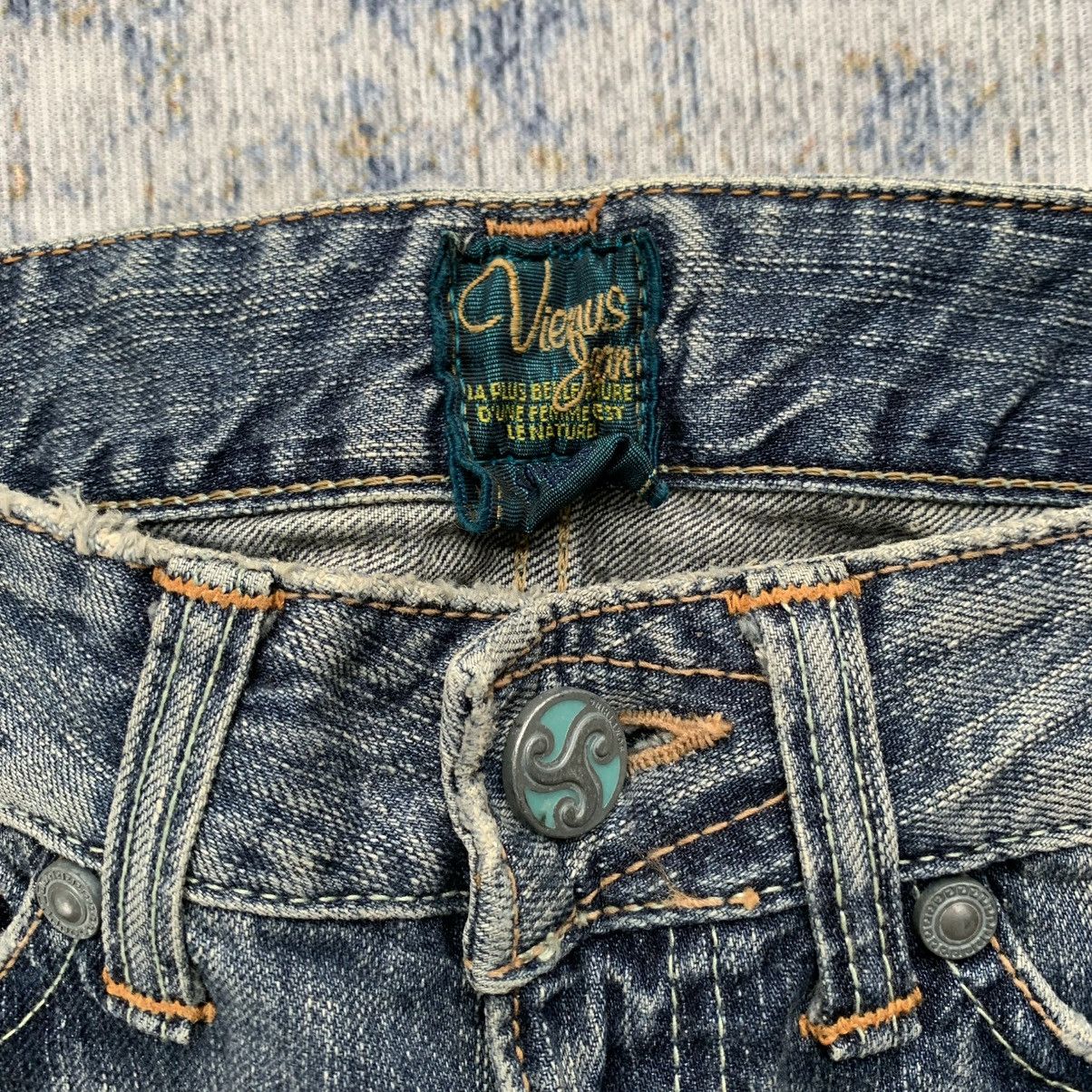 Japanese Brand × Vintage Y2K Rare Japanese Brand Edwin Venus Distressed Flared Jeans Size 28" / US 6 / IT 42 - 3 Thumbnail