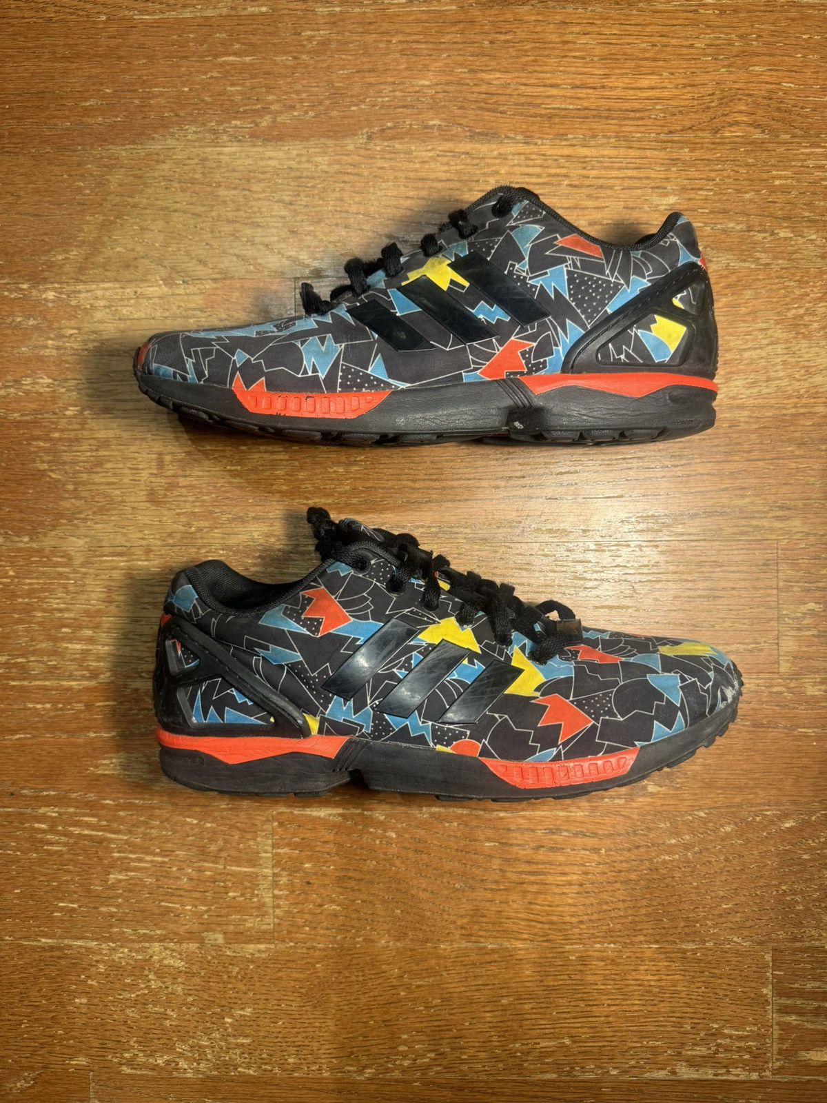 Adidas ZX Flux Multicolored sneakers Size US 9.5 / EU 42-43 - 1 Thumbnail
