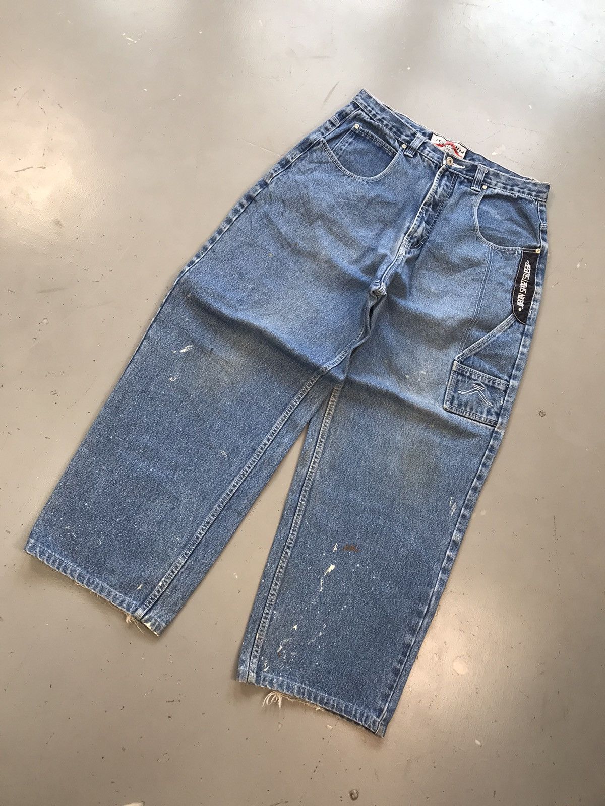 JNCO × Southpole × Vintage Vintage Jordin sportswear SpellOut logo denim Size US 32 / EU 48 - 2 Thumbnail