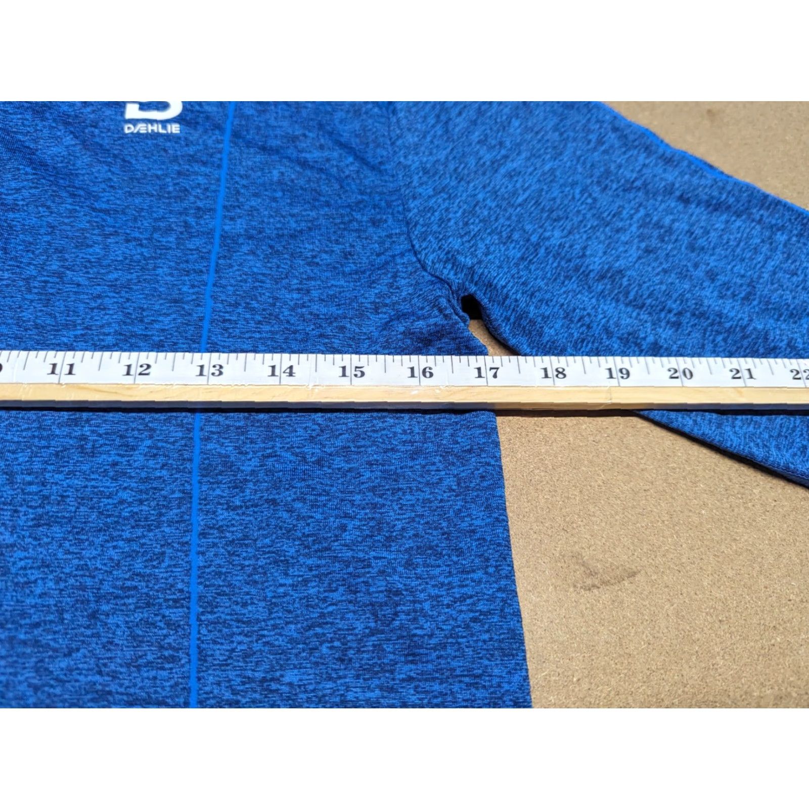 Layer 8 Bjorn Daehlie Base Layer Shirt Size S-M Blue Sports Ski Running Lightweight Unisex Adults Regular Long Sleeve Round Neck Activewear Size M / US 6-8 / IT 42-44 - 4 Thumbnail