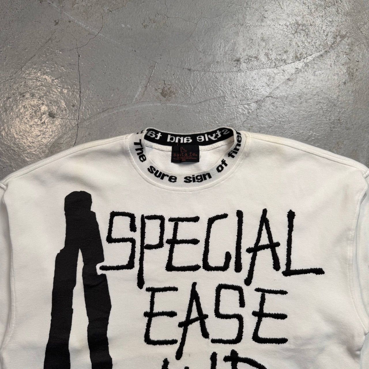 Japanese Brand Vintage SANTA FE Graphic Knit Crewneck “Special Ease” Size US M / EU 48-50 / 2 - 3 Thumbnail