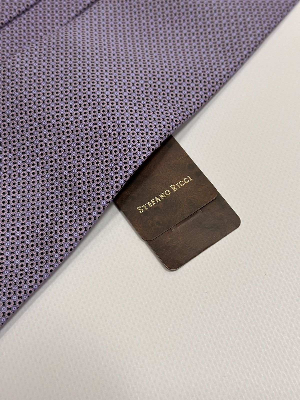 Designer × Stefano Ricci Stefano Ricci Beautiful Luxury Purple/Pink Contrast Tie Size ONE SIZE - 3 Thumbnail