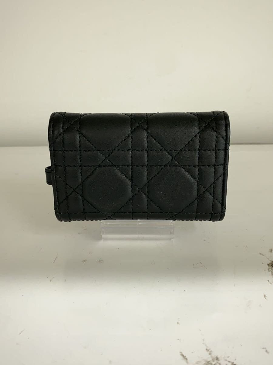Dior Dior Leather Key Case Black Size ONE SIZE - 2 Thumbnail