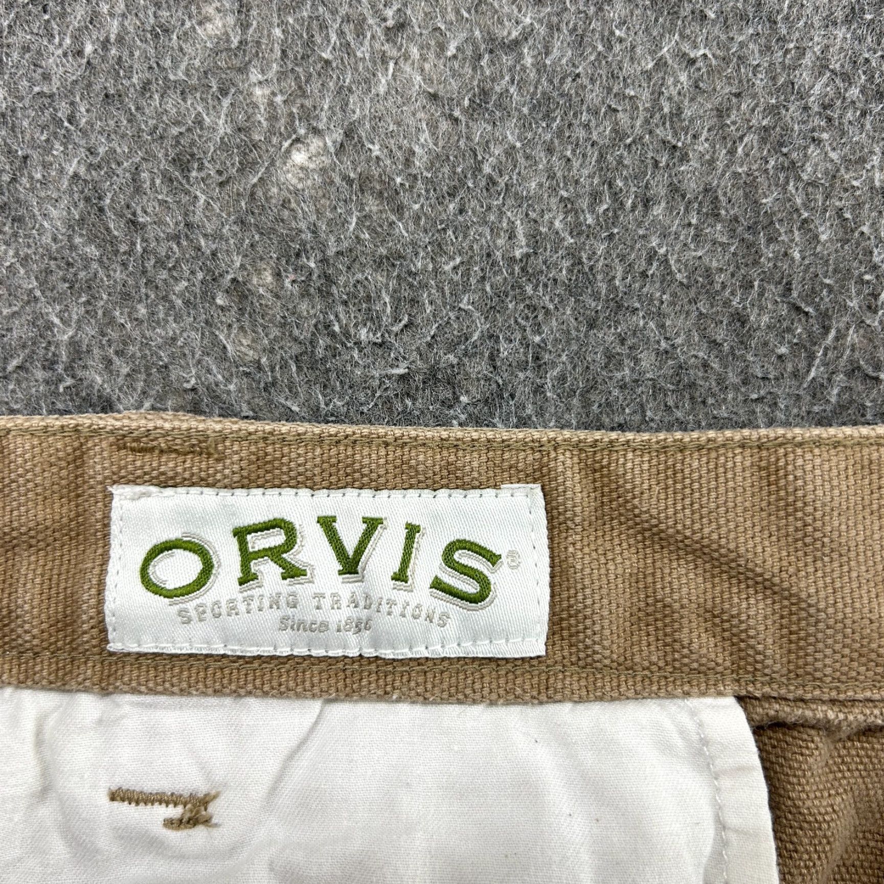 Orvis Orvis Pants Mens 36x32 Brown Chino Relaxed Straight Canvas Cotton Workwear Baggy Size US 36 / EU 52 - 6 Thumbnail