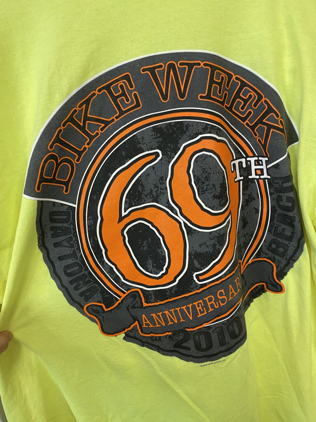 Gildan 2010 Daytona Beach 69th Bike Week Anniversary Size US XXL / EU 58 / 5 - 3 Thumbnail