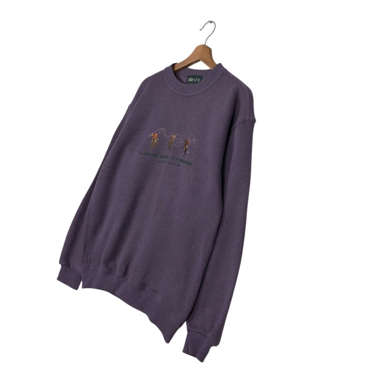 Issey Miyake 📌Vintage Sweatshirt Lex Big Logo Over Print Embroidery Size US M / EU 48-50 / 2 - 3 Thumbnail