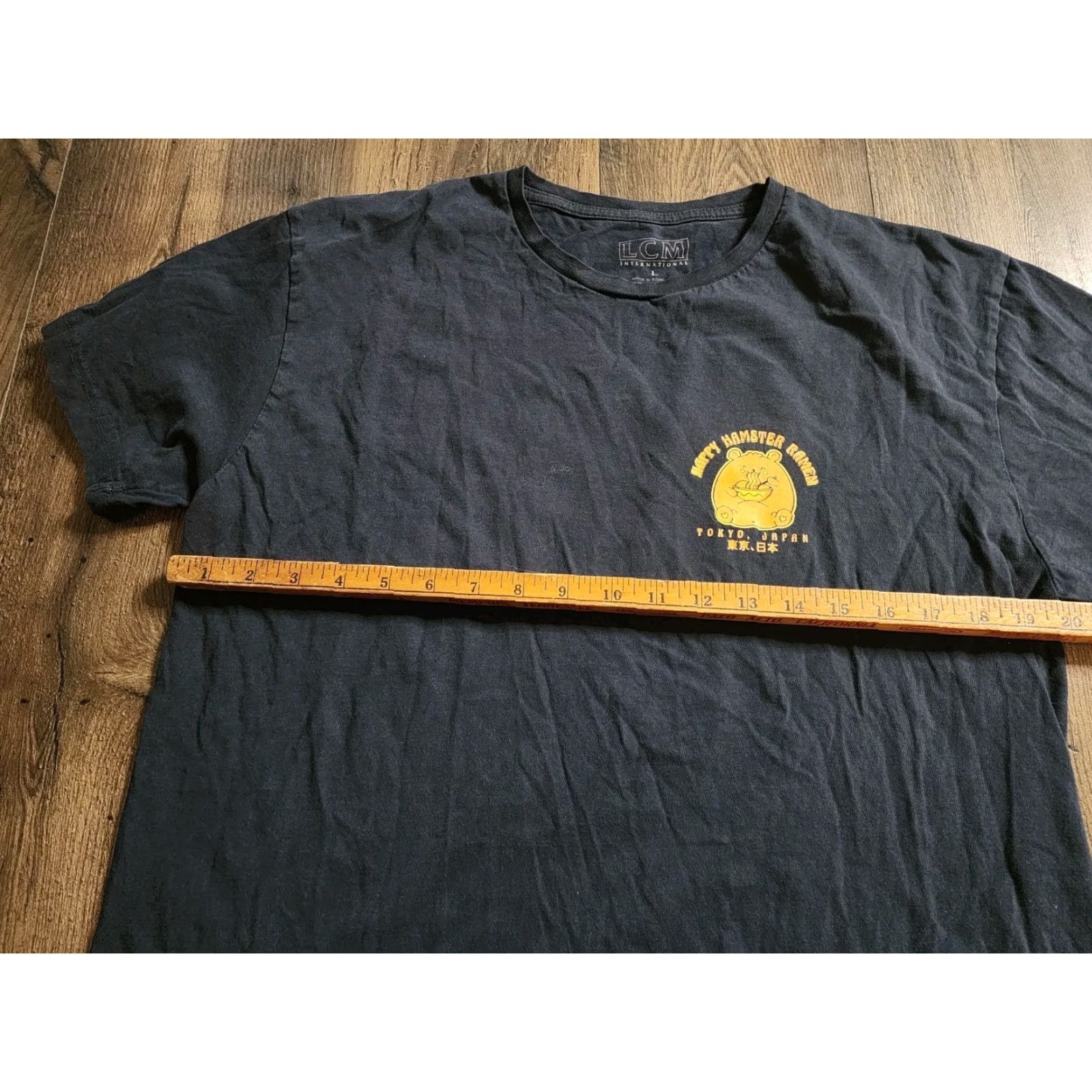 Vintage Mens L Kawaii Anime Japanese Hamster Eating Ramen Noodles T Shirt Double Sided Size US L / EU 52-54 / 3 - 3 Thumbnail