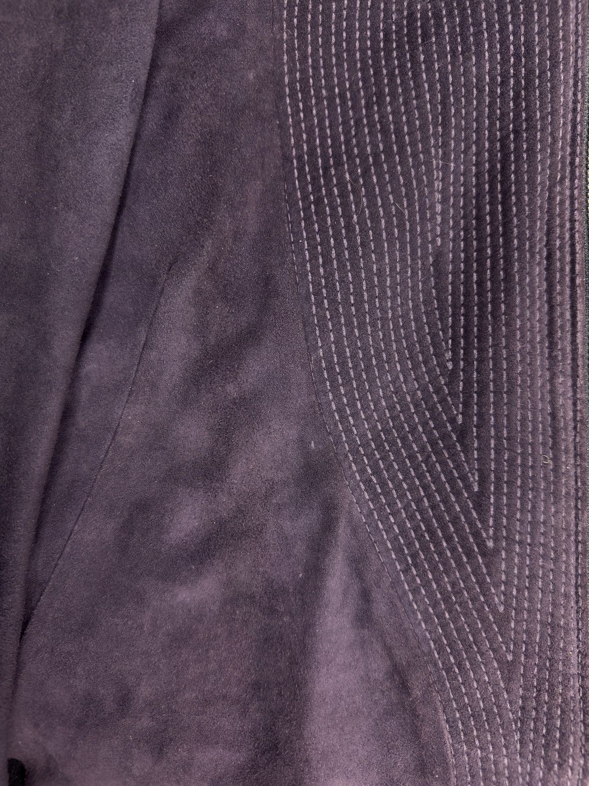 Haider Ackermann Haider Ackerman - 00’s Asymetric Suede Jacket Size US M / EU 48-50 / 2 - 2 Thumbnail