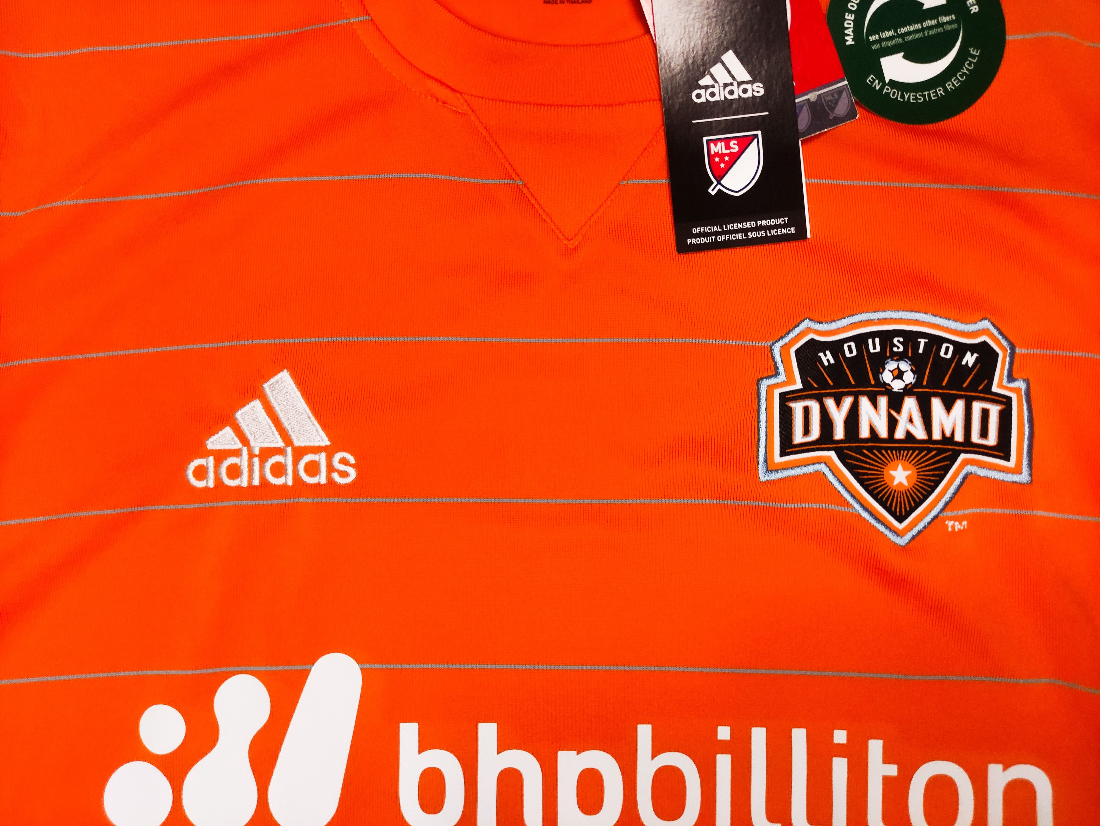 Adidas BNWT Houston Dynamo 2017 2018 Adidas Home Shirt Size US S / EU 44-46 / 1 - 8 Thumbnail