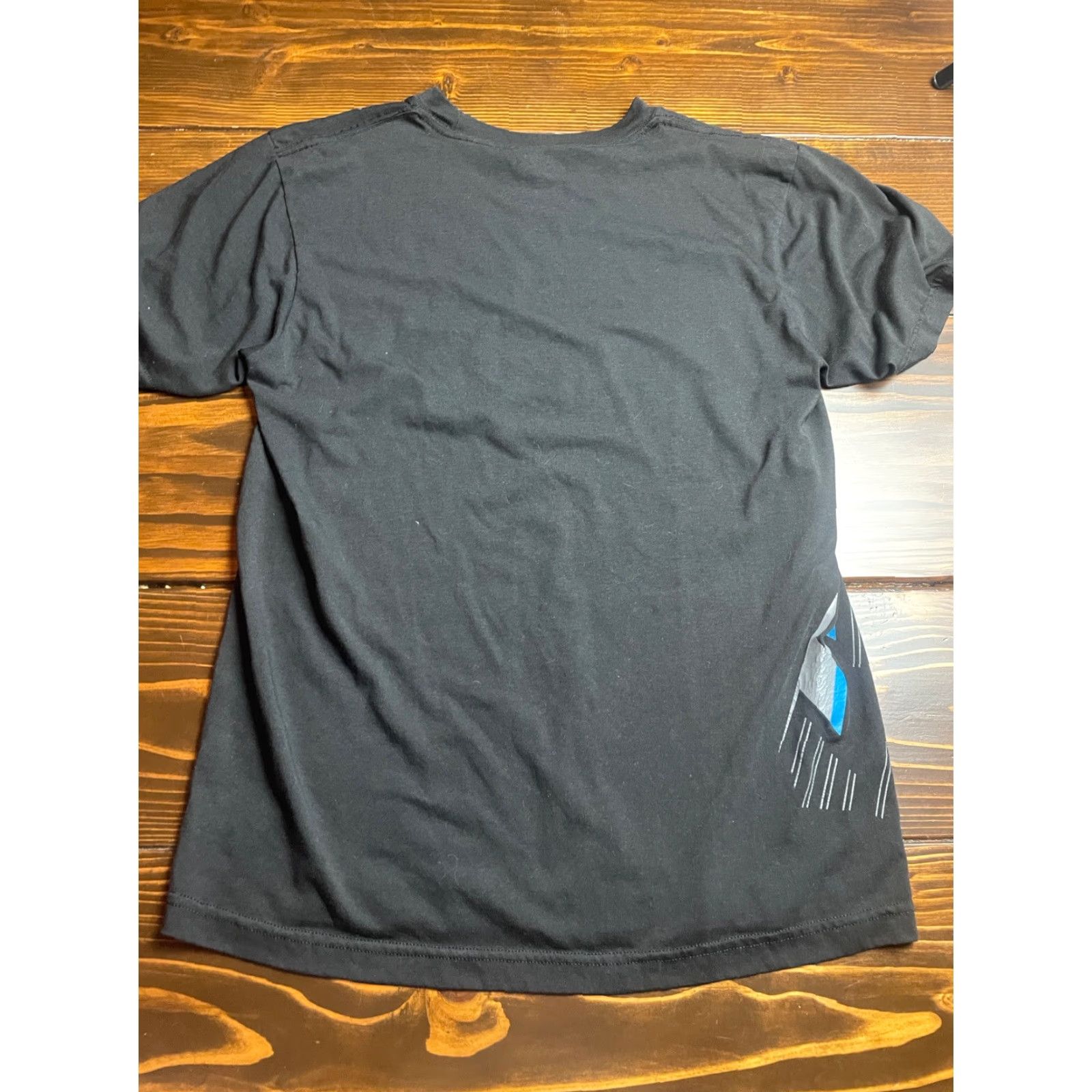 Vintage FOX T-Shirt Women's Size Medium Black Short Sleeve FOXTECH Logo Print Size M / US 6-8 / IT 42-44 - 2 Thumbnail