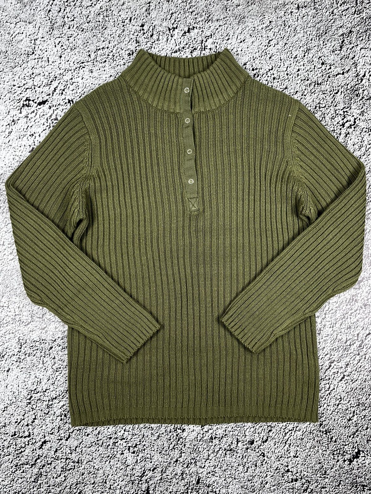 Japanese Brand Vintage Y2K ribbed 1/4 sweater 00s style streetwear Size US S / EU 44-46 / 1 - 1 Thumbnail