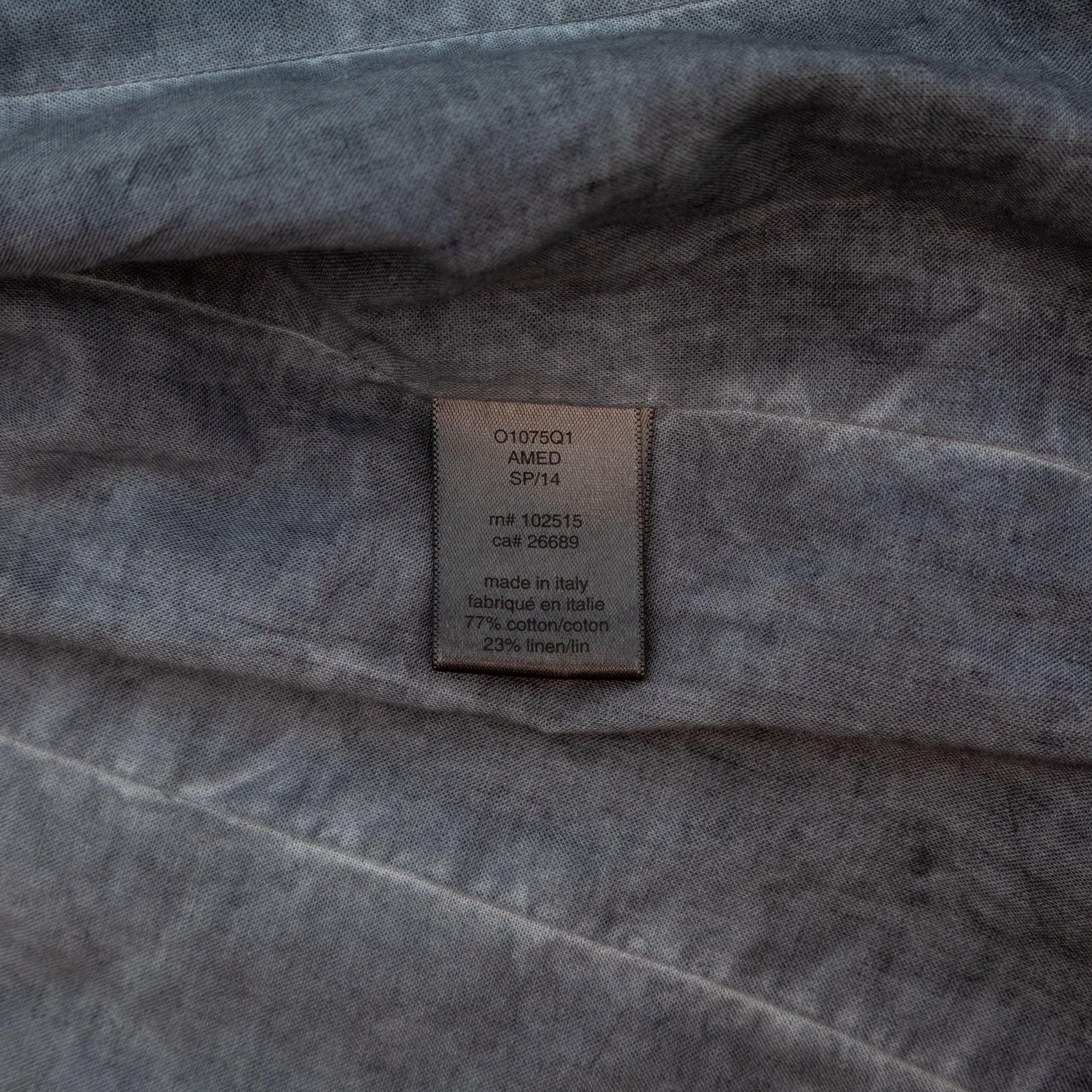 John Varvatos ohn Varvatos Cold Water Dye Hook & Bar Jacket Tailored Sz 40 Size 40S - 10 Thumbnail