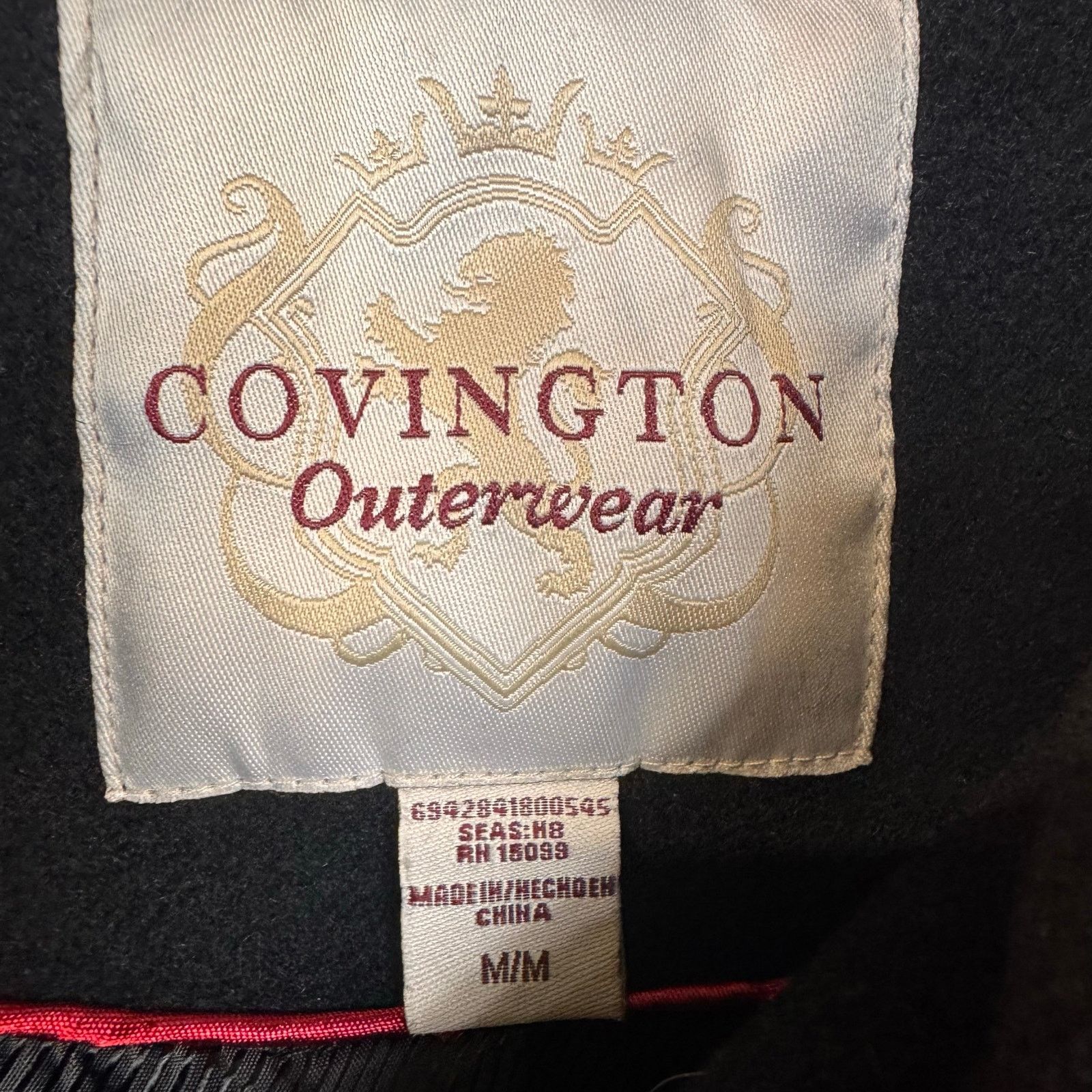 Covington Covington Black Pea Coat Women's Size Medium Size M / US 6-8 / IT 42-44 - 3 Thumbnail