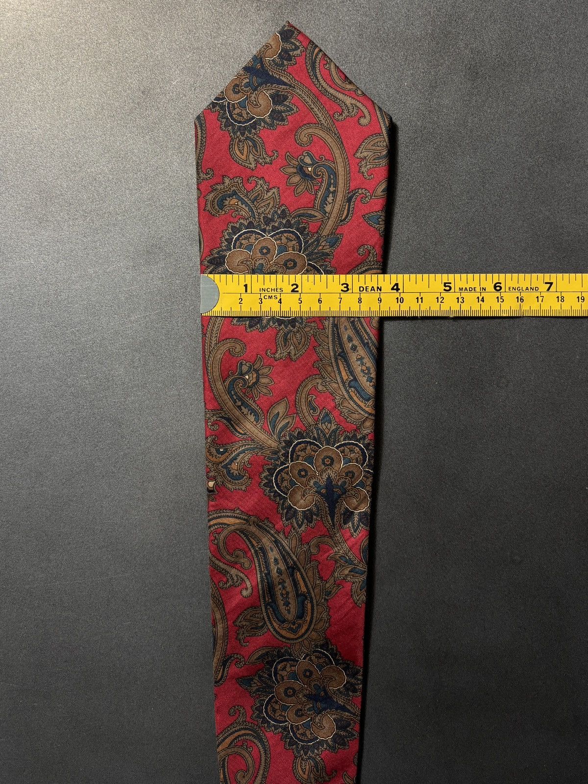 Christian Dior Monsieur Vintage Christian Dior Tie 1990s Silk Necktie Paisley USA Size ONE SIZE - 8 Thumbnail