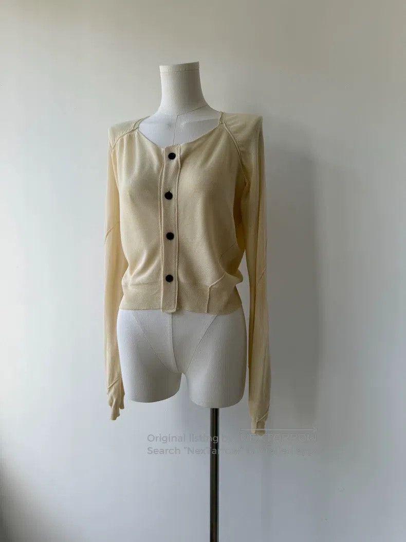 Yohji Yamamoto 07 SS Cut Stitch Knit Cardigan shirt
