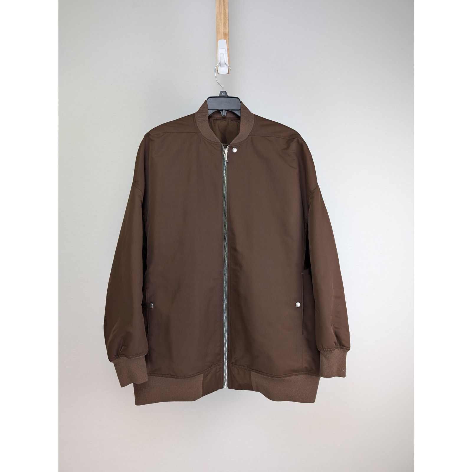 Rick Owens Drkshdw o1rshd1 Jumbo Peter Flight Jacket in Brown Size US M / EU 48-50 / 2 - 1 Thumbnail