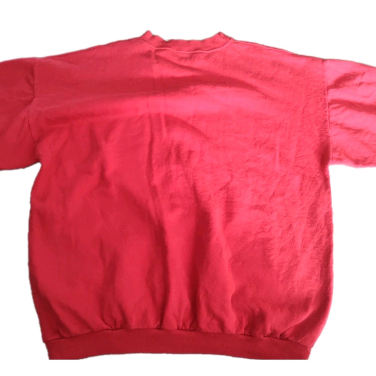 Vintage Vintage Brand Vintage Logo La Tour Eiffel Paris Spellout Big Logo Sweatshirt Red M/L Size US M / EU 48-50 / 2 - 2 Thumbnail