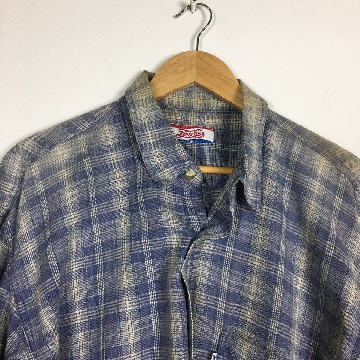 Coca Cola Vintage Faded PepsiCola Flannel Size US M / EU 48-50 / 2 - 7 Thumbnail