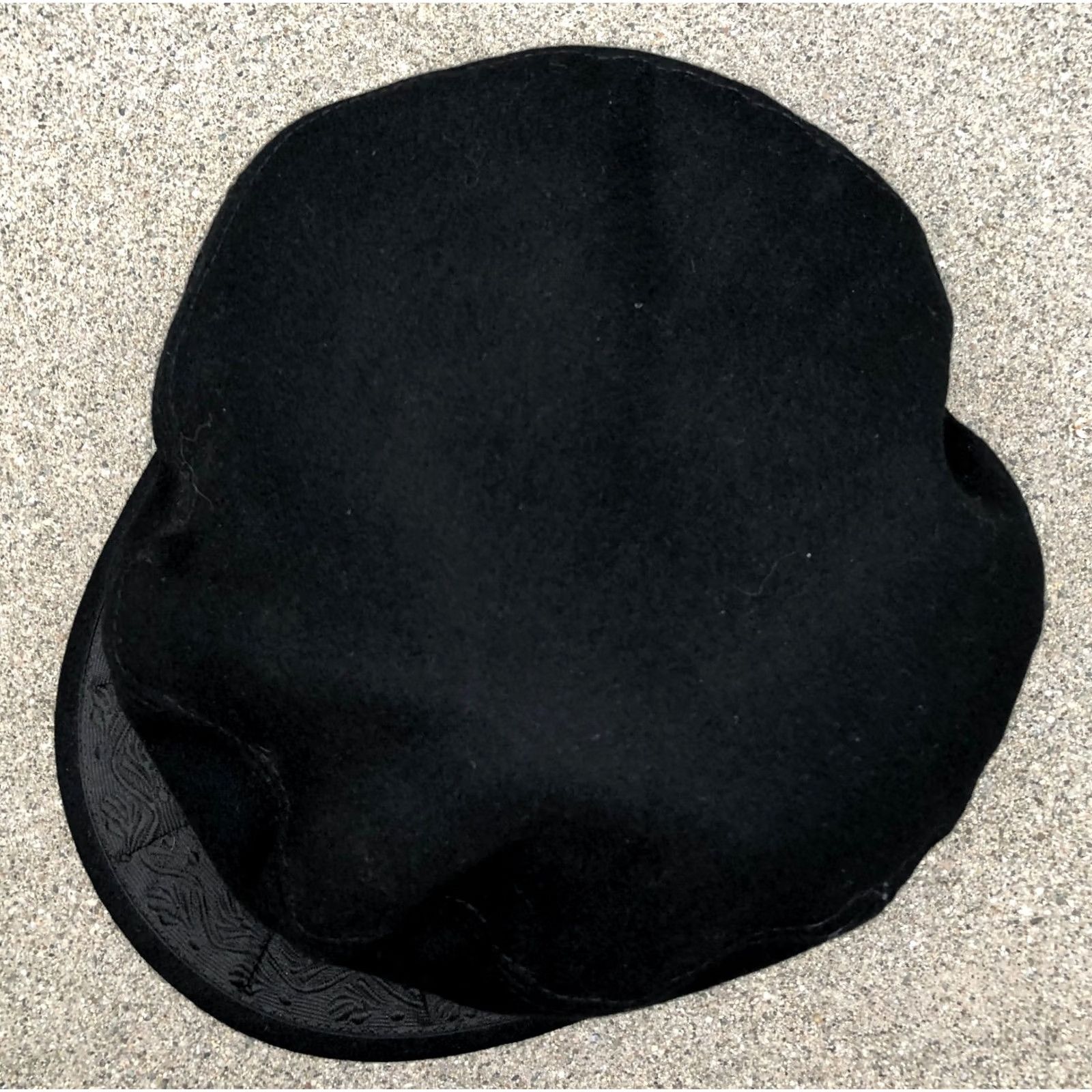 Vintage Vintage Green Fisherman'S Cap Hat Women Wool Blend Newsboy Gatsby 58 - 7 1/4 Black Mens Womens Boys Girls Size ONE SIZE - 3 Thumbnail
