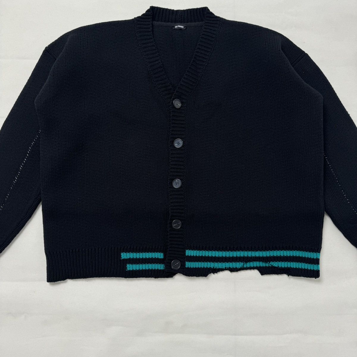 Raf Simons FW16 Oversized Button-Up Sweater Size US XXL / EU 58 / 5 - 3 Thumbnail
