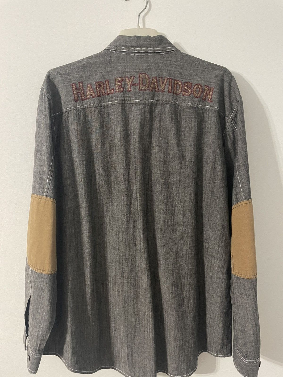 Band Tees × Harley Davidson × Vintage Vintage Harley Davidson Y2K motor shirt Size US XL / EU 56 / 4 - 2 Thumbnail