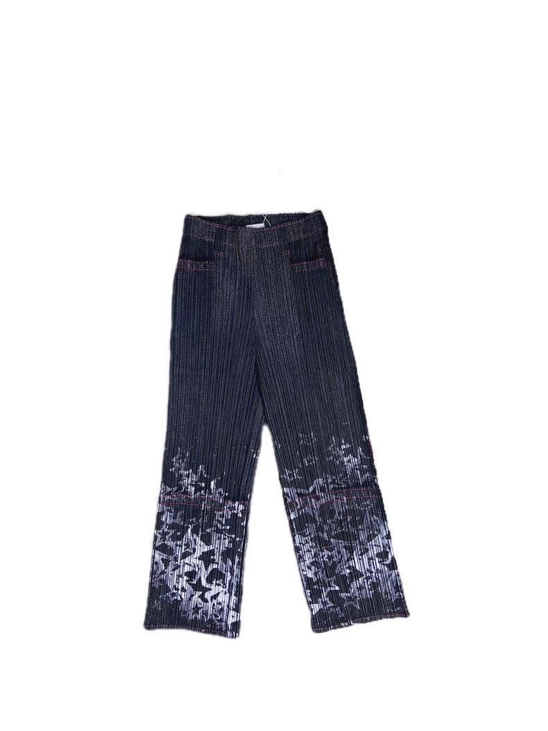 Issey Miyake Issey Miyake size:3 Brown pleated trousers Size 31" - 1 Thumbnail