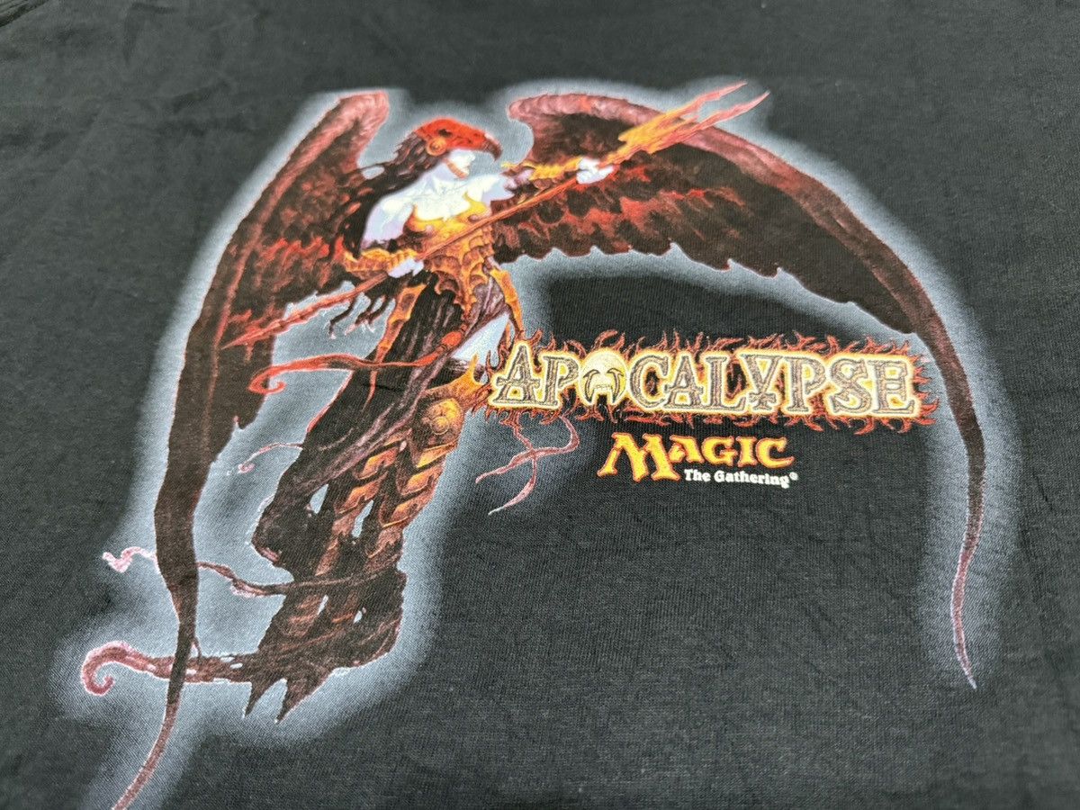 Vintage Vintage 00s Magic: The Gathering Apocalypse Card T Shirt Size US L / EU 52-54 / 3 - 5 Thumbnail
