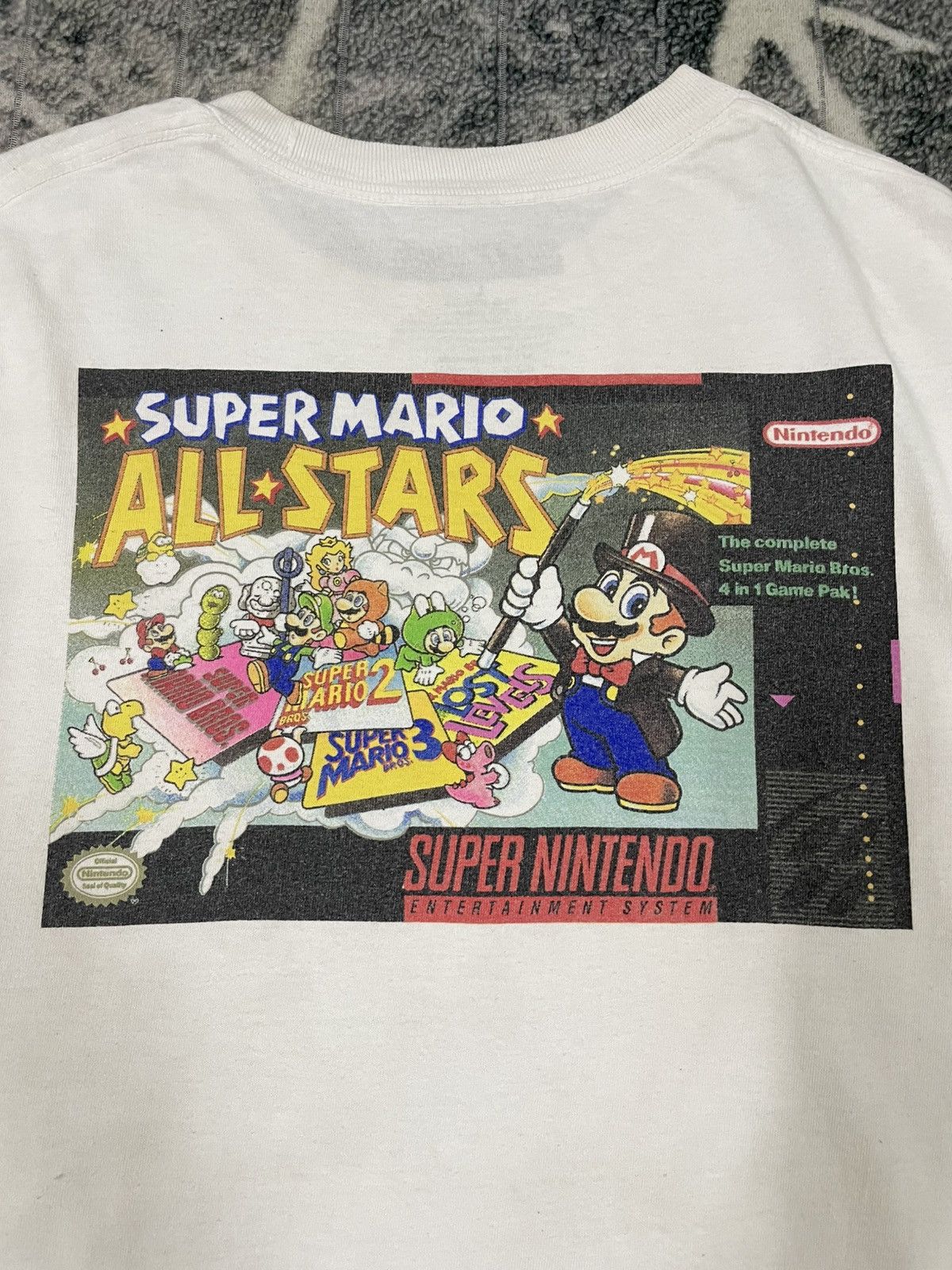 Nintendo SUPER MARIO ALL STARS NINTENDO 2018 TEE Size US XL / EU 56 / 4 - 6 Thumbnail