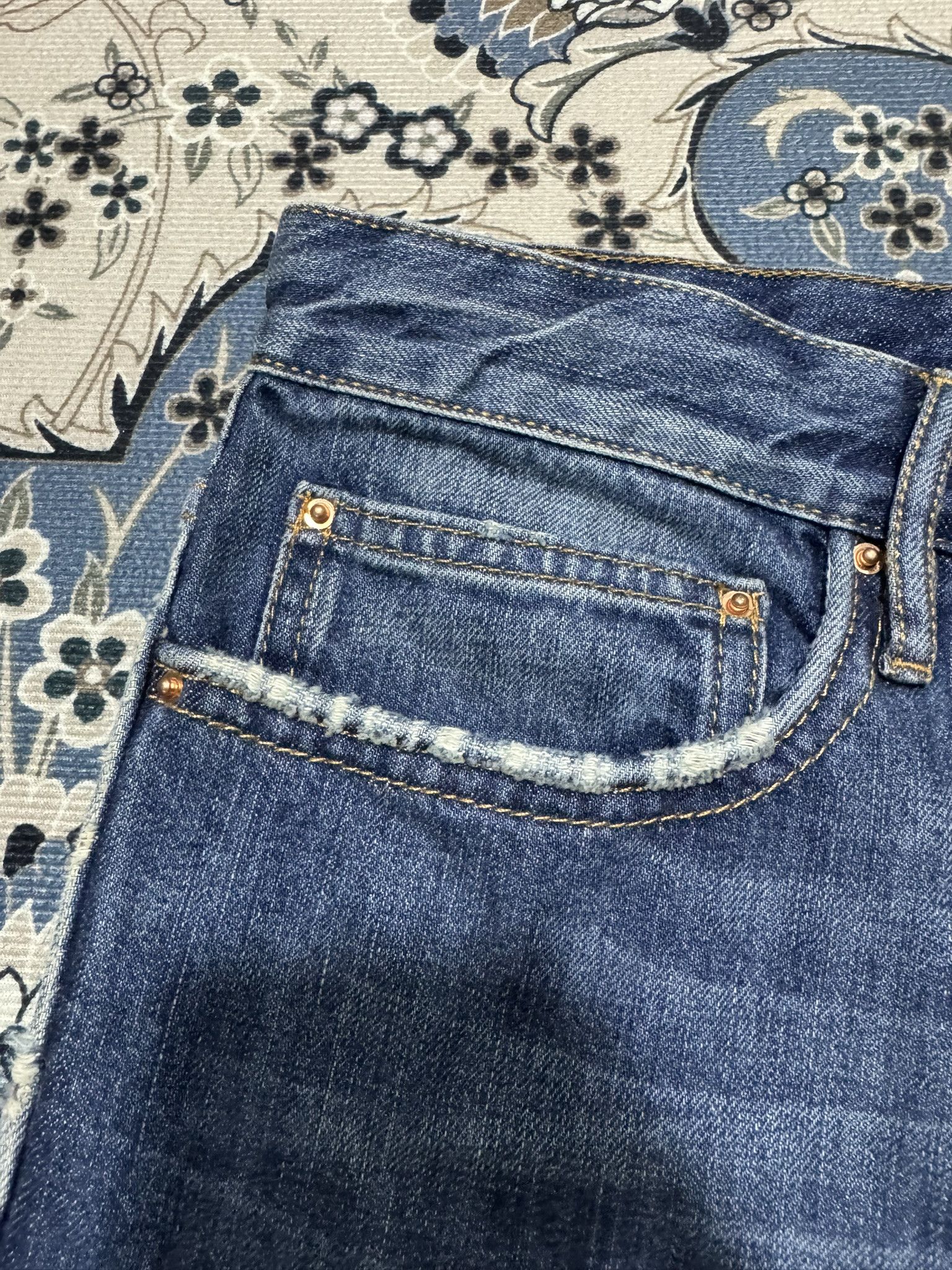 Beauty Beast × Isabel Marant × Isabel Marant Etoile Isabel Marant Etoile Liner High Rise Jeans Slim Fit Size 32" / US 10 / IT 46 - 6 Thumbnail
