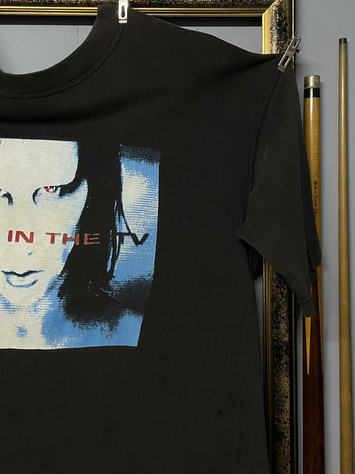 Band Tees Vintage 90s Original Marilyn Manson God Tv Sunfaded Band Tee Size US XL / EU 56 / 4 - 5 Thumbnail