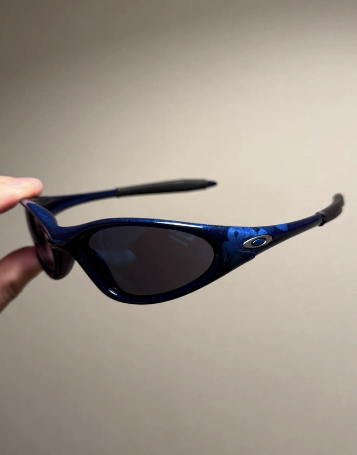 Oakley Oakley Minute Blue Citrus Floral Sports Sunglasses K24 Size ONE SIZE - 4 Thumbnail