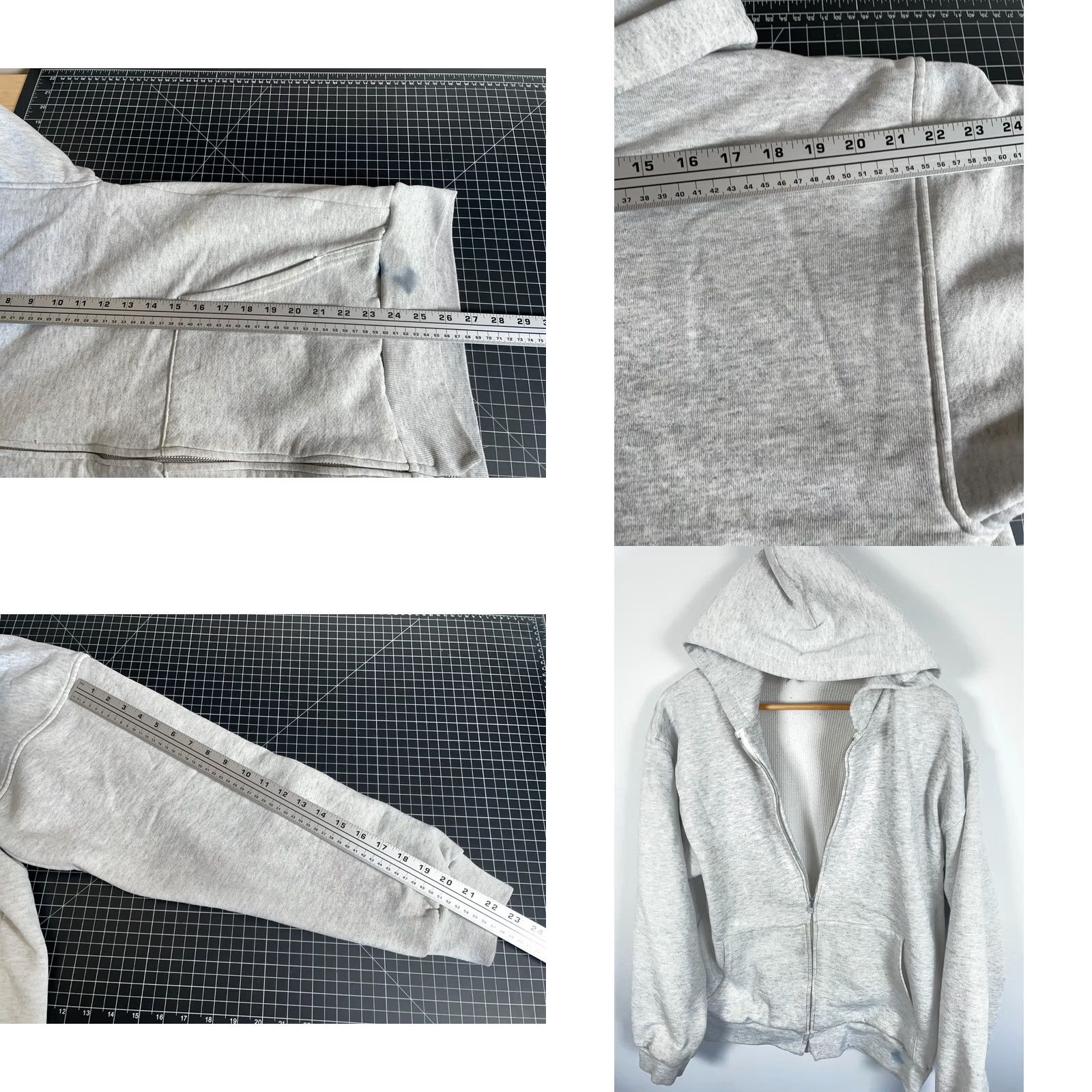 Vintage VINTAGE Pluma 90s Thermal Lined Zip Hoodie Mens Large Heather Gray Sweatshirt Full Zip Hoodie Mens Large Gray Retro Size US L / EU 52-54 / 3 - 8 Thumbnail