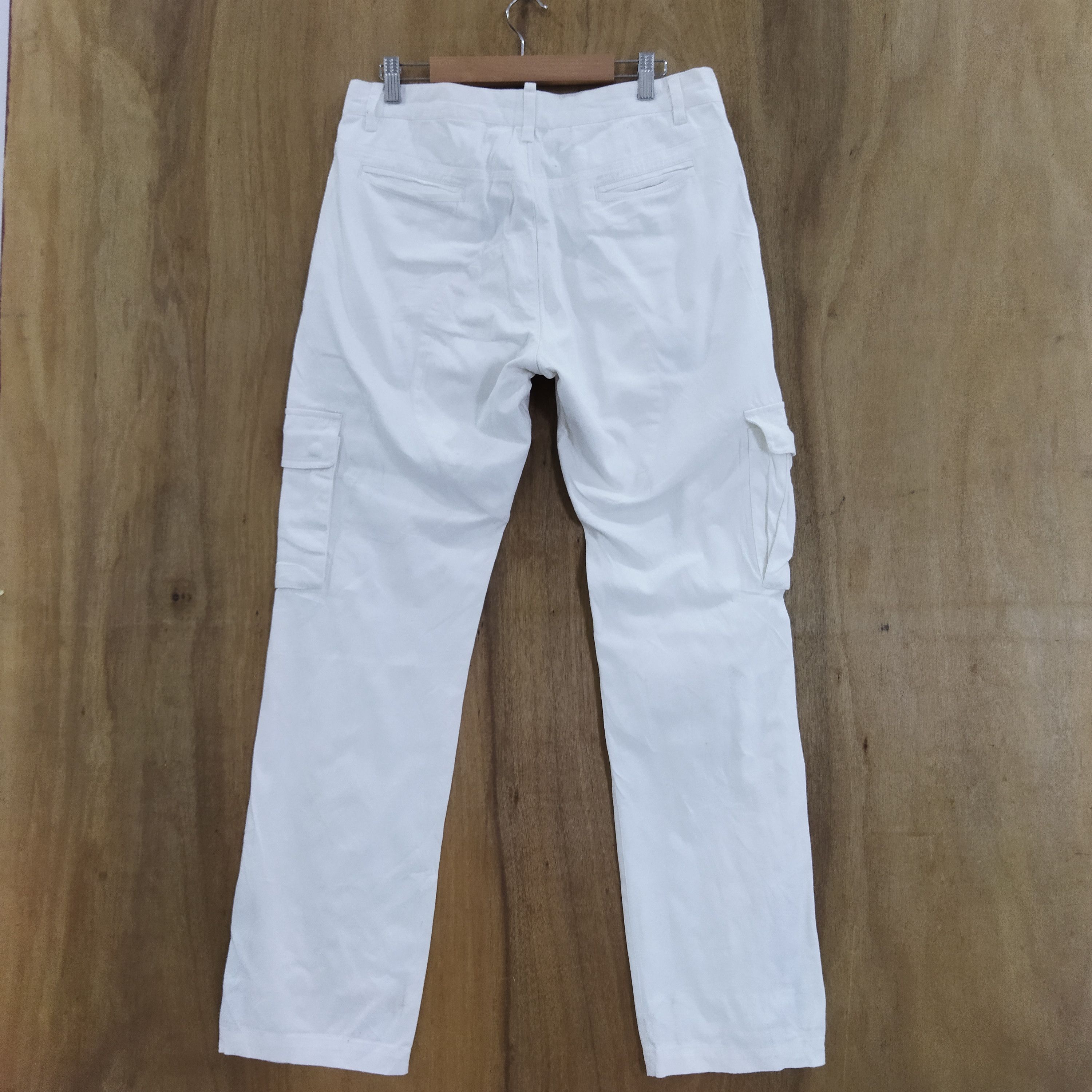 Japanese Brand BLUE CRUSH WHITE YELLO CARGO PANTS Size US 32 / EU 48 - 8 Thumbnail