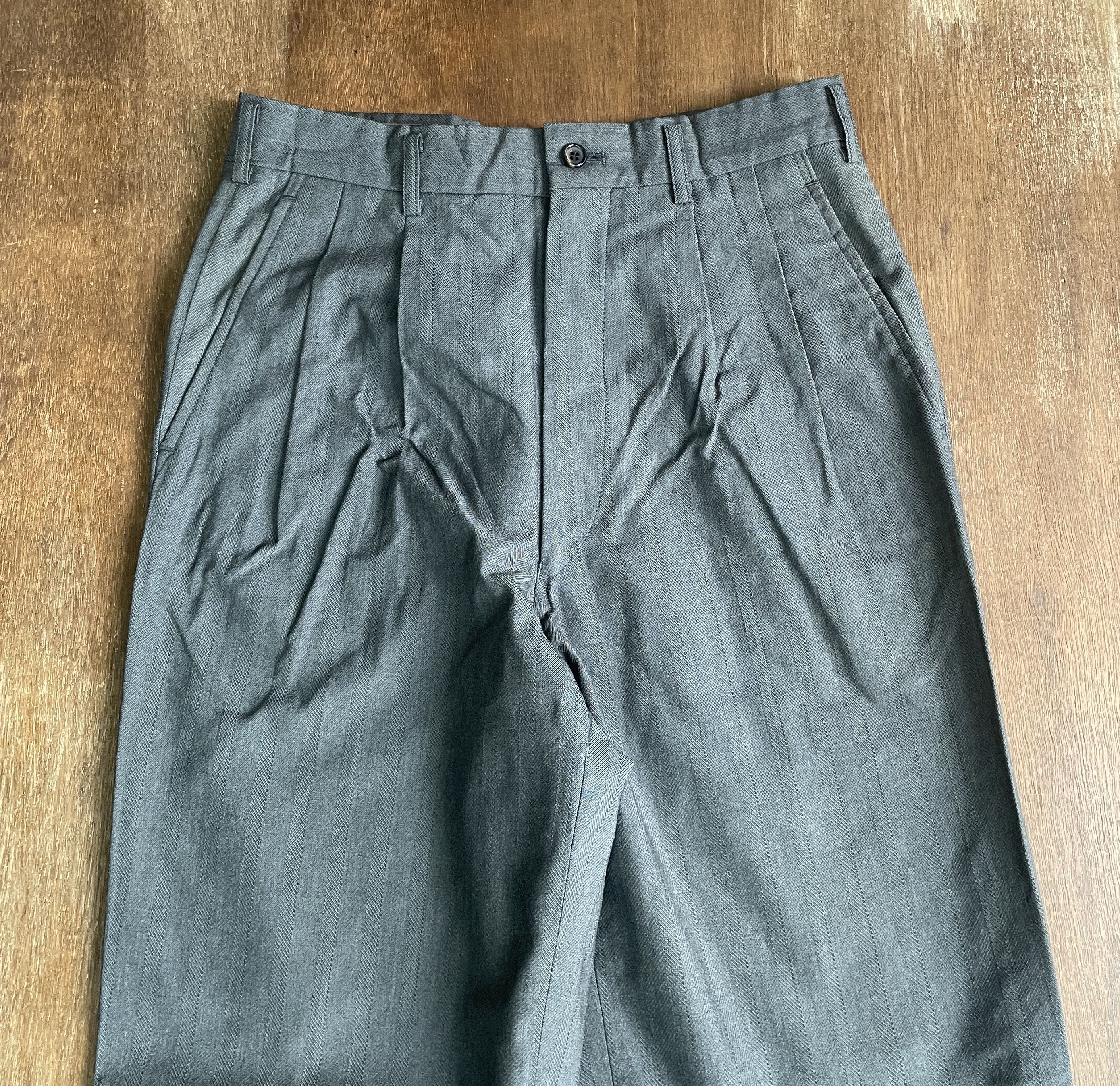 Comme des Garcons Homme Deux CDGH Deux 1990 Vintage Wool Laine Pants Size US 30 / EU 46 - 2 Thumbnail