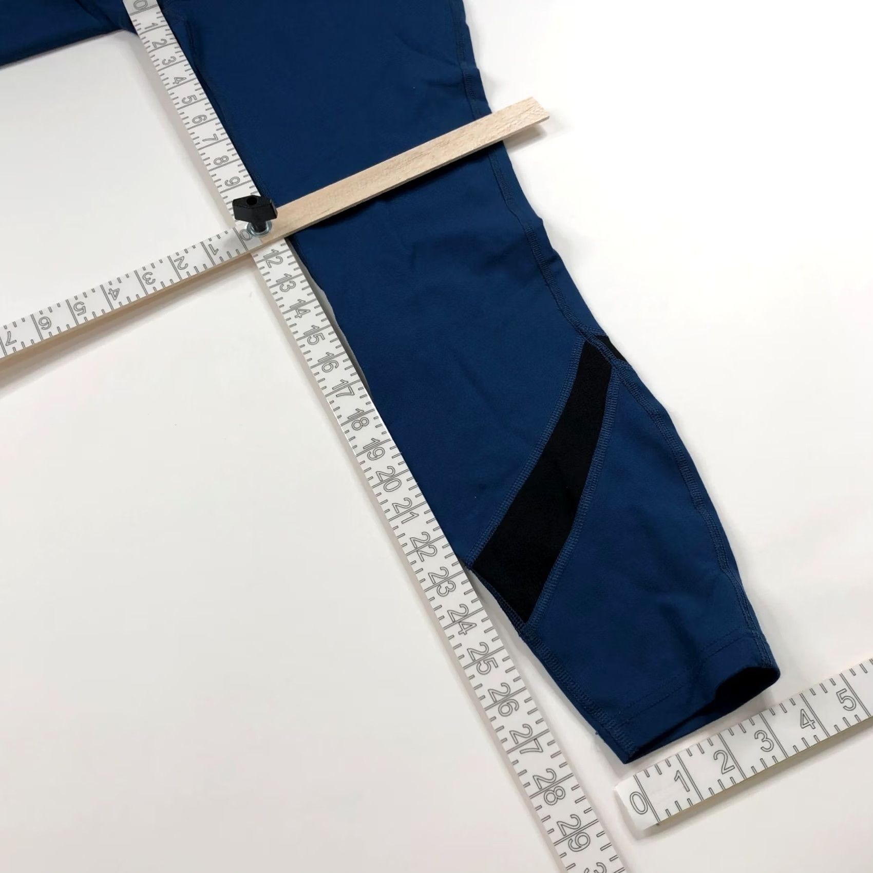 Vintage Betabrand Pants Blue High Rise Vitalize Large Long 31W 28L Nylon Rayon Elastane Women Size 36" / US 14 / IT 50 - 3 Thumbnail