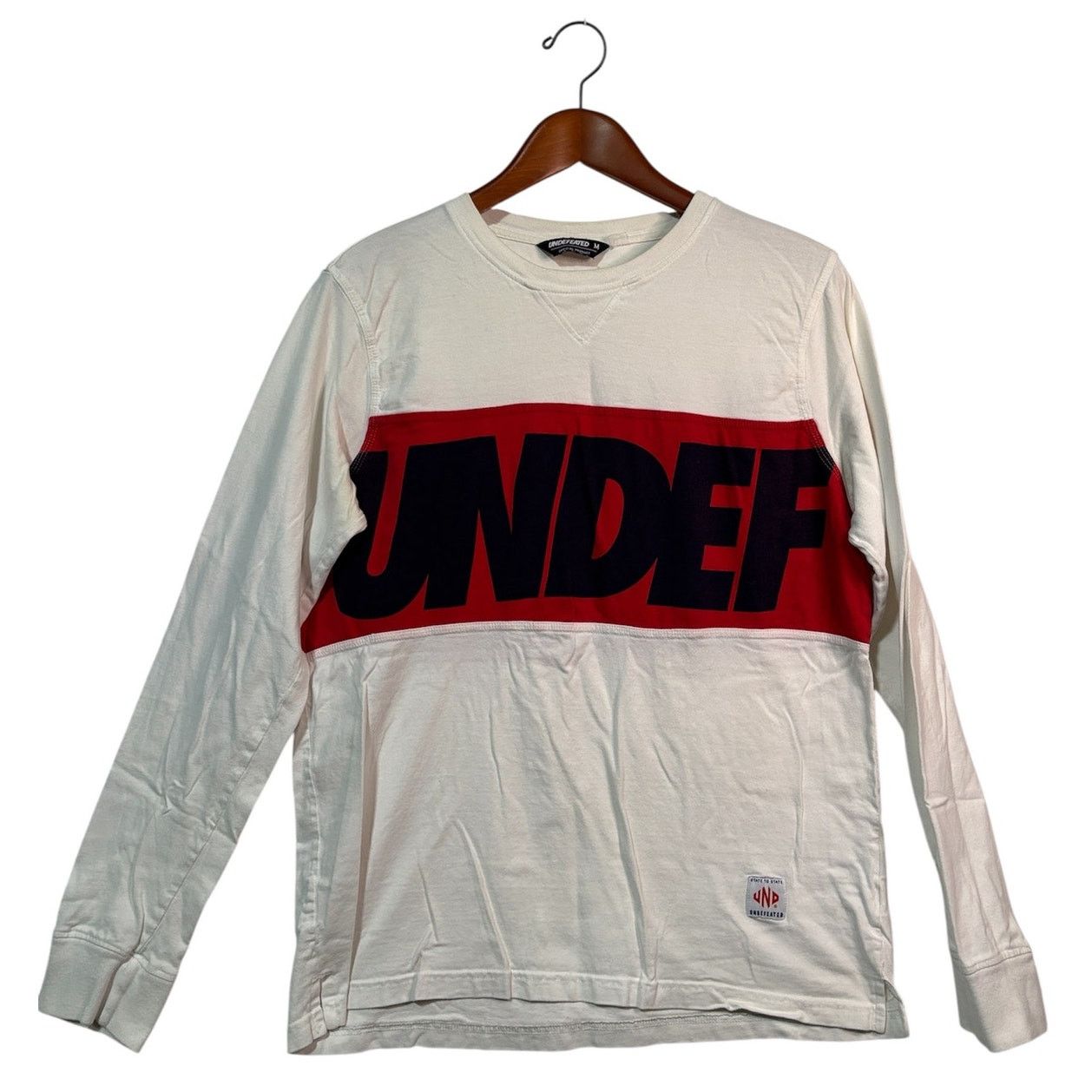 Undefeated Size M | UNDEFEATED Logo Long Sleeve Crew Neck Tee T-Shirt Size US M / EU 48-50 / 2 - 1 Thumbnail