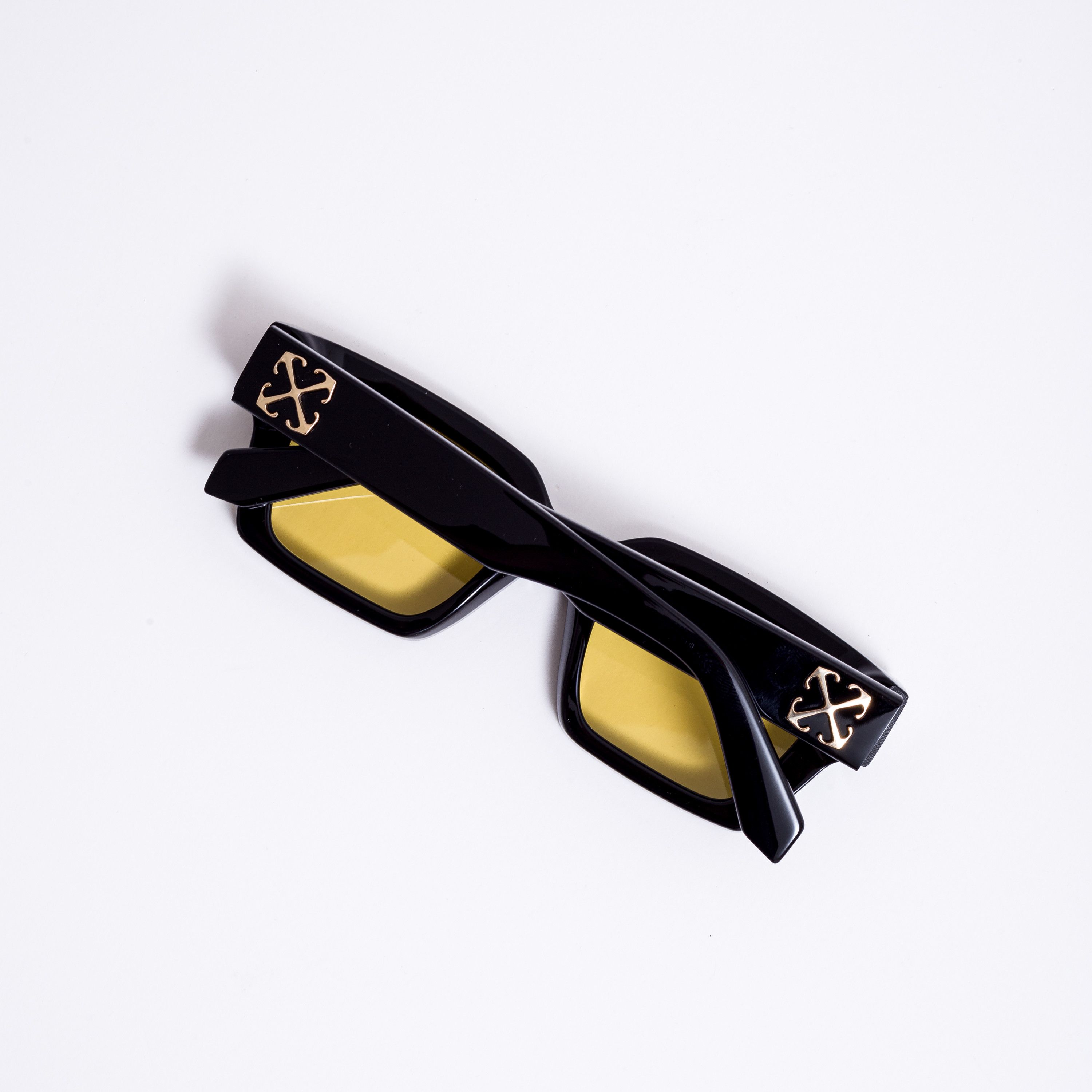 Off-White OFF WHITE Virgil Sunglasses BLACK YELLOW Size ONE SIZE - 10 Thumbnail