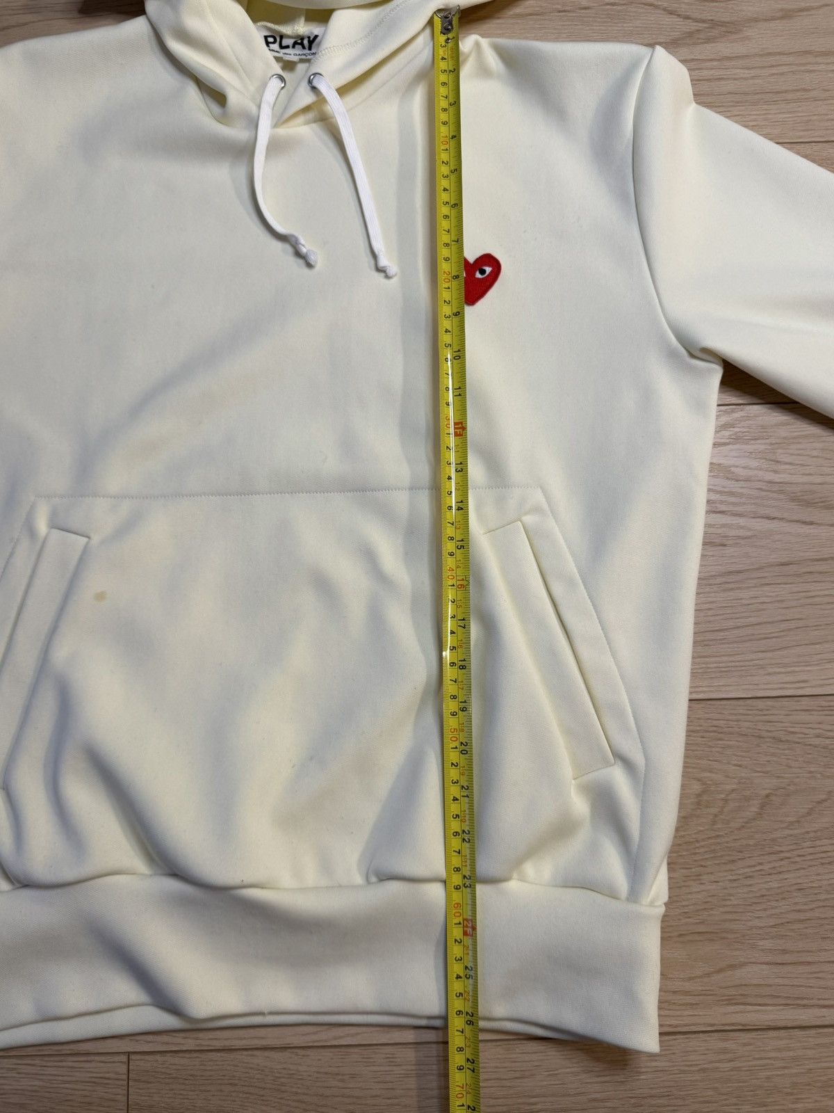 Commes Des Garcons Beige Hoodie