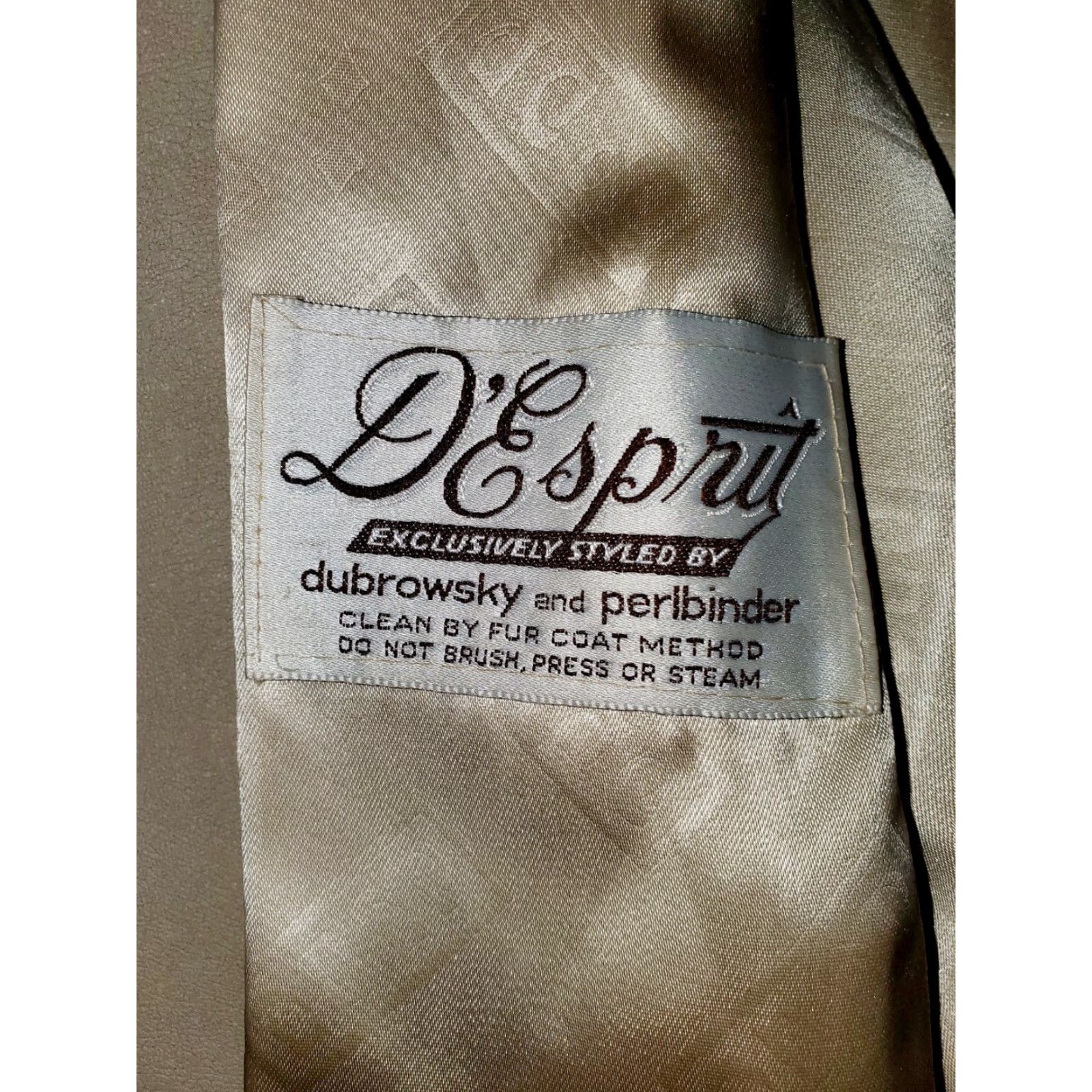 Esprit VINTAGE D'ESPRIT Dubrowsky & Perlbinder Faux Fur Wool Coat/Jacket Womens Size 12 Size XL / US 12-14 / IT 48-50 - 4 Thumbnail