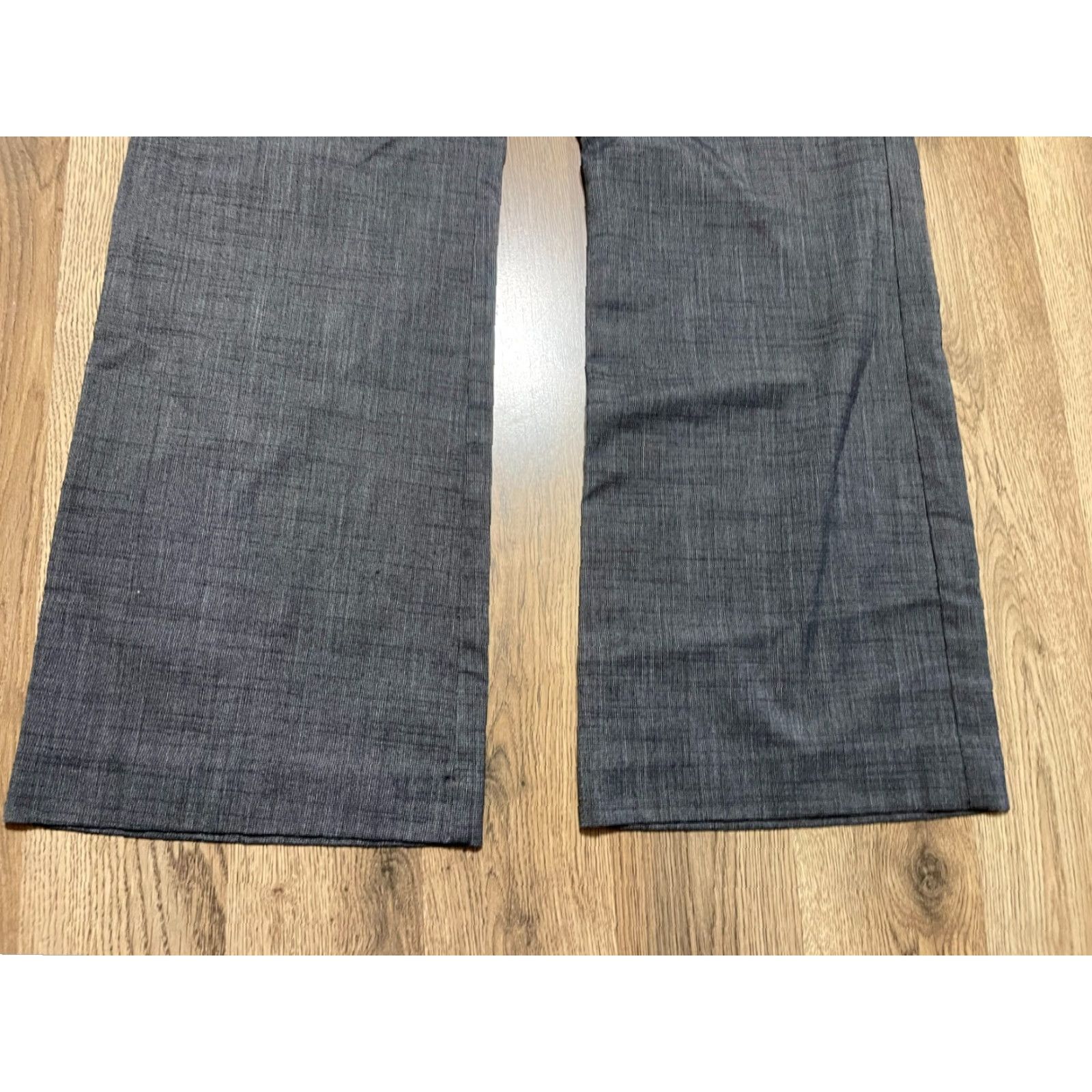 Avenue 7th Avenue Suiting Collection Pants Women 12P Gray Dress Pants Regular Inseam 29 in Straight Petite - 34 in Waist Size 34" / US 12 / IT 48 - 3 Thumbnail