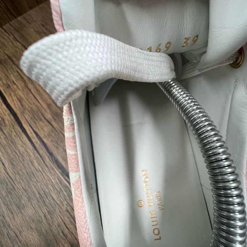 Louis Vuitton Louis Vuitton Pink Patterned Platform Sneakers-2506 Size US 7 / IT 37 - 6 Thumbnail