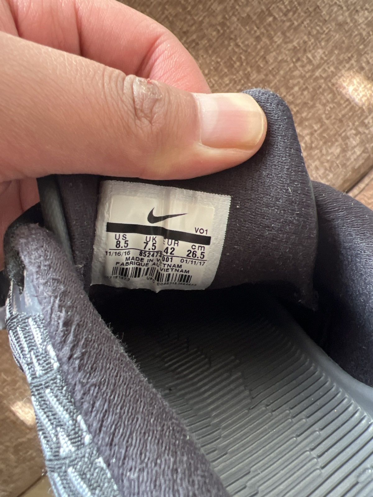 Nike Nike Mamba Instinct Dark Grey Size 8.5 Men Size US 8.5 / EU 41-42 - 6 Thumbnail