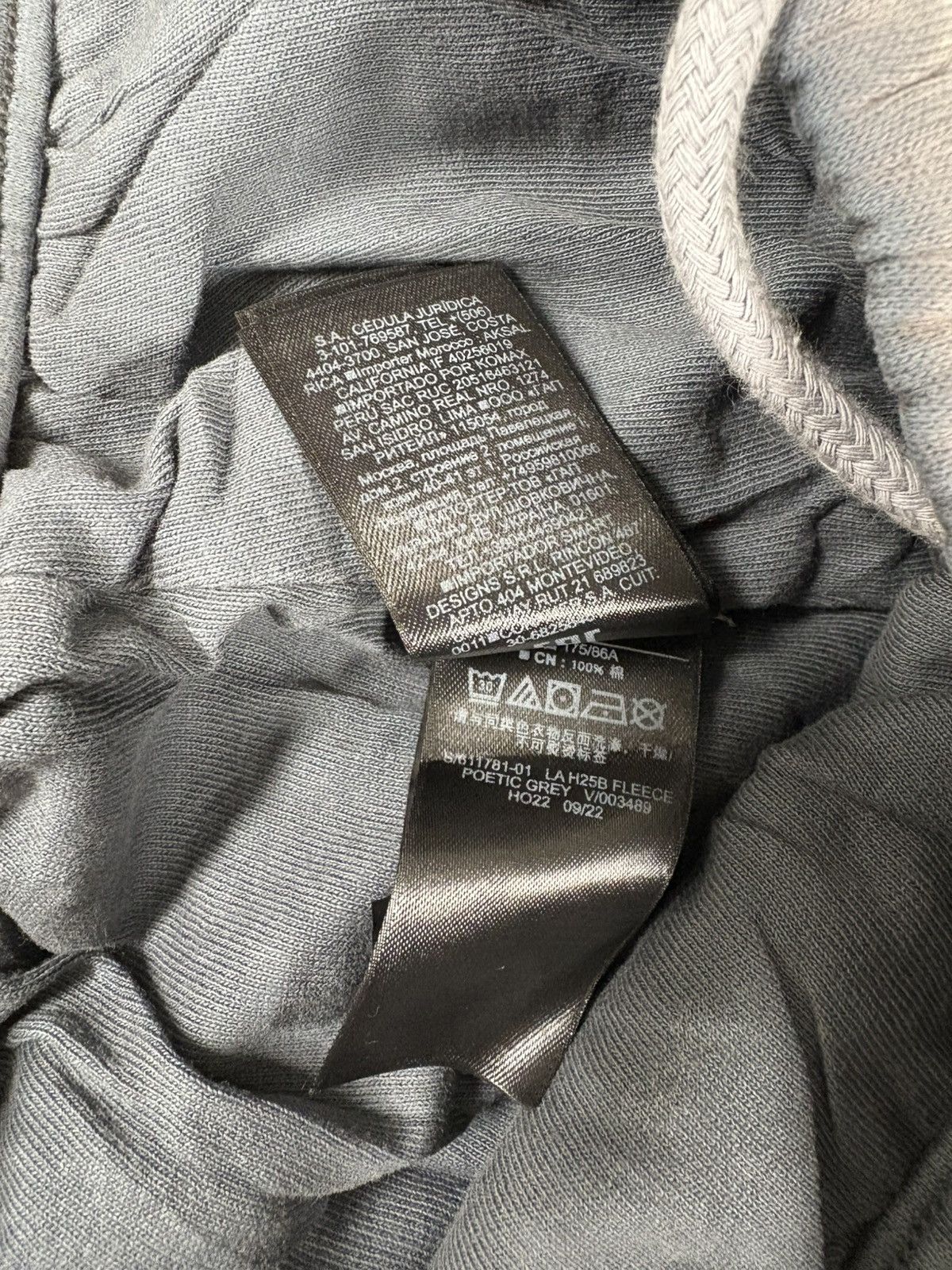 Balenciaga × Kanye West × Yeezy YZY x GAP Poetic Grey Hoodie & Sweatpants Size US L / EU 52-54 / 3 - 16 Thumbnail