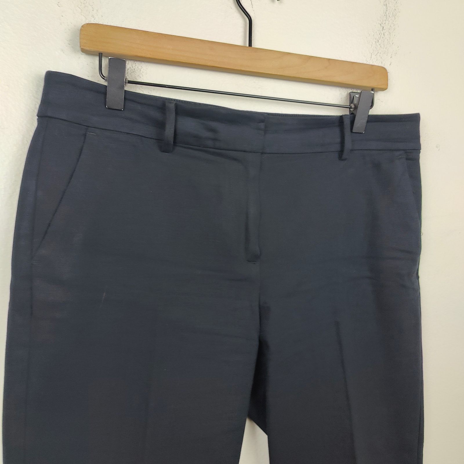Loft Loft Pants Womens 8 Black The Riviera Slim Stretch Preppy Size 30" / US 8 / IT 44 - 2 Thumbnail