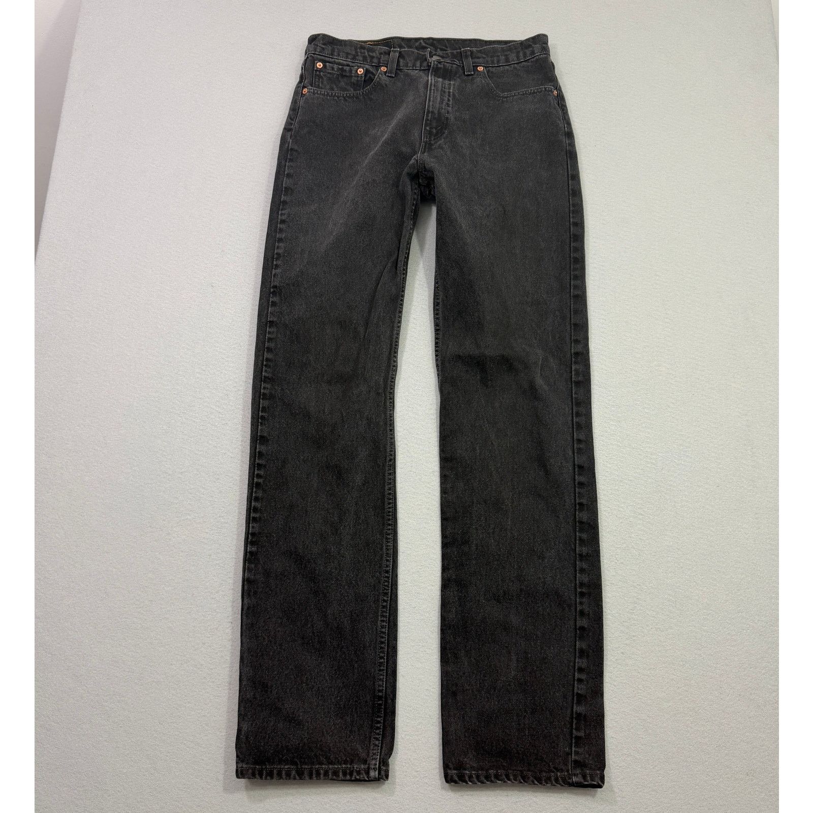 Levi's Vintage Levis 505 Jeans Men's 34x36 Black Regular Straight Size US 34 / EU 50 - 1 Thumbnail