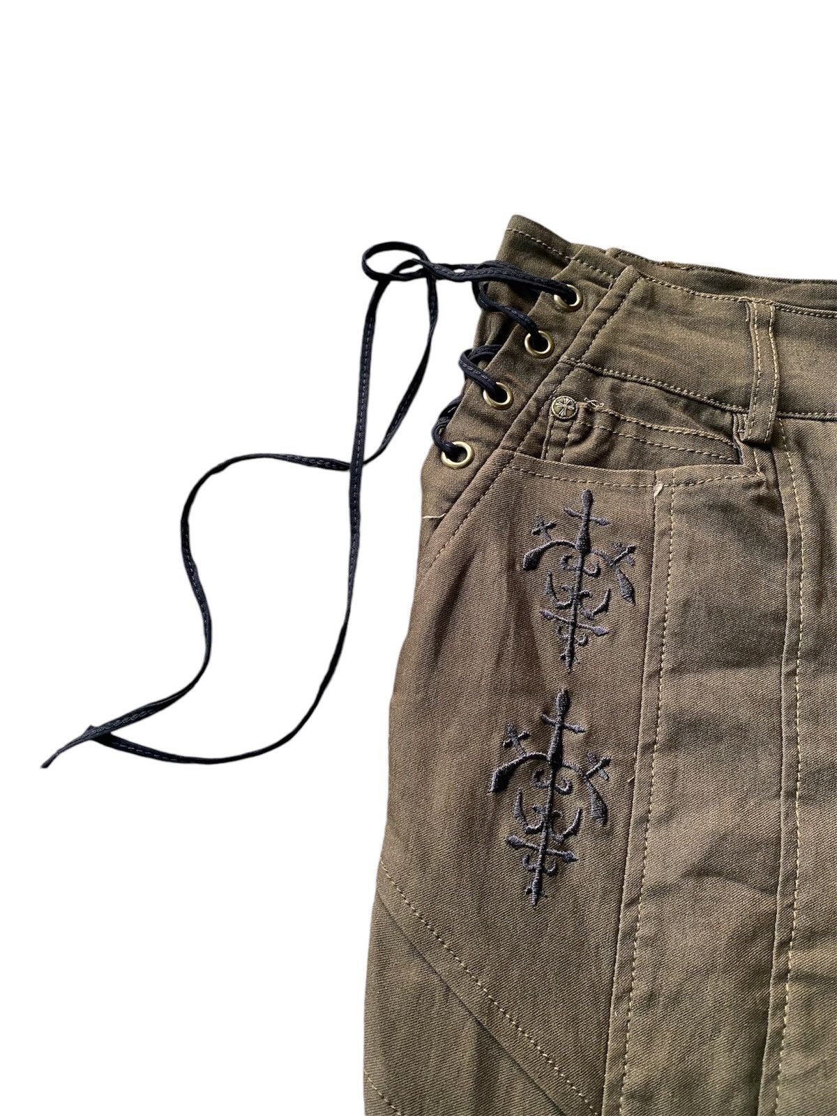 Other Ozz croce laces up flared pants Size US 29 - 5 Thumbnail