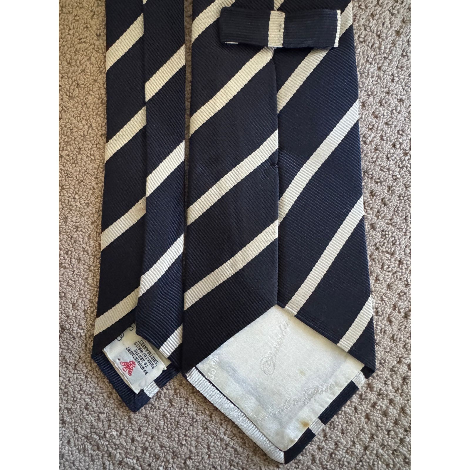 Turnbull & Asser Turnbull & Asser Silk Tie By Appointment HRH Prince of Wales Size ONE SIZE - 4 Thumbnail