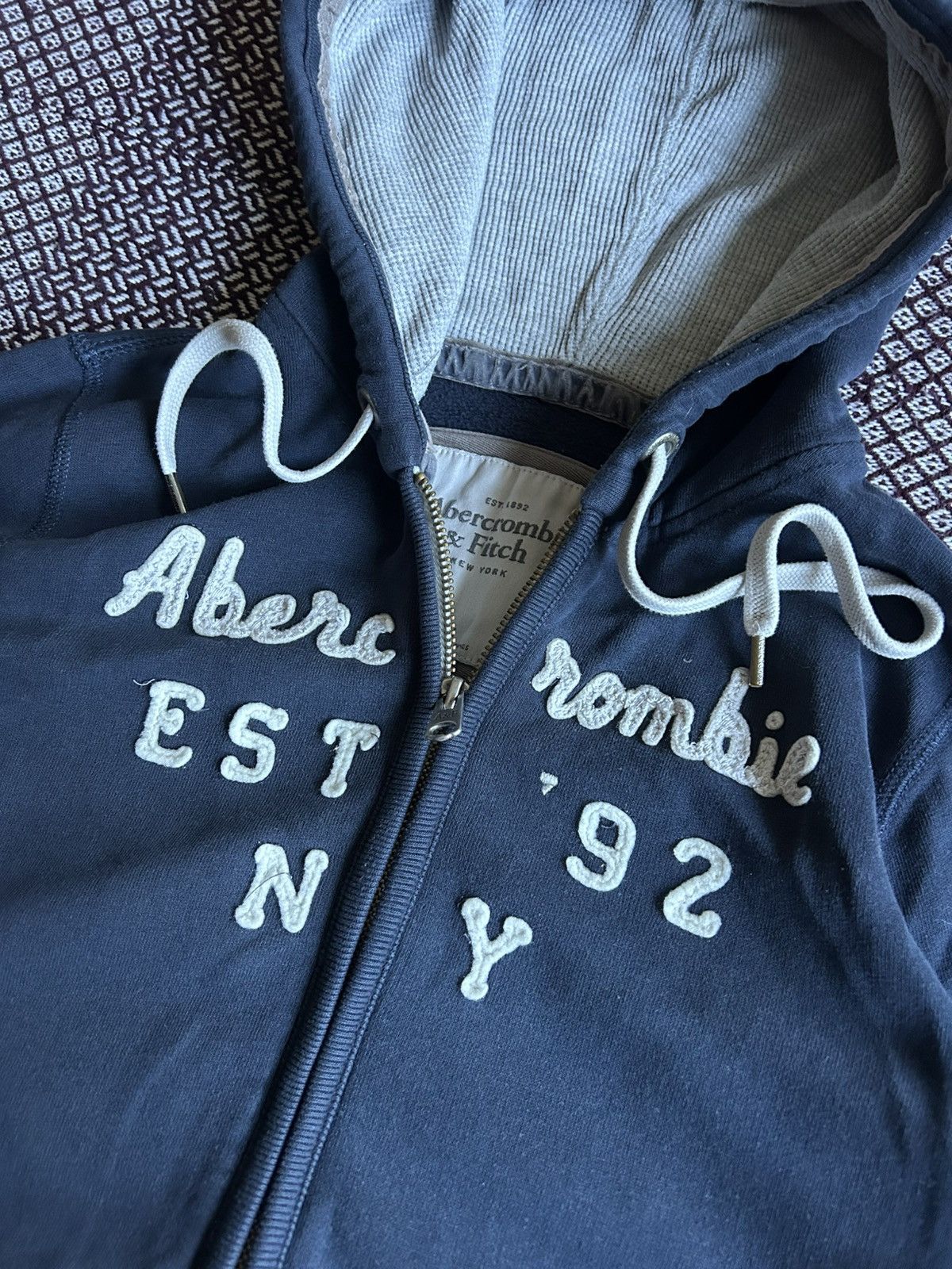 Abercrombie & Fitch Vintage Abercrombie & Fitch Y2K Rare Hype Zip Hoodie Size M Size M / US 6-8 / IT 42-44 - 5 Thumbnail